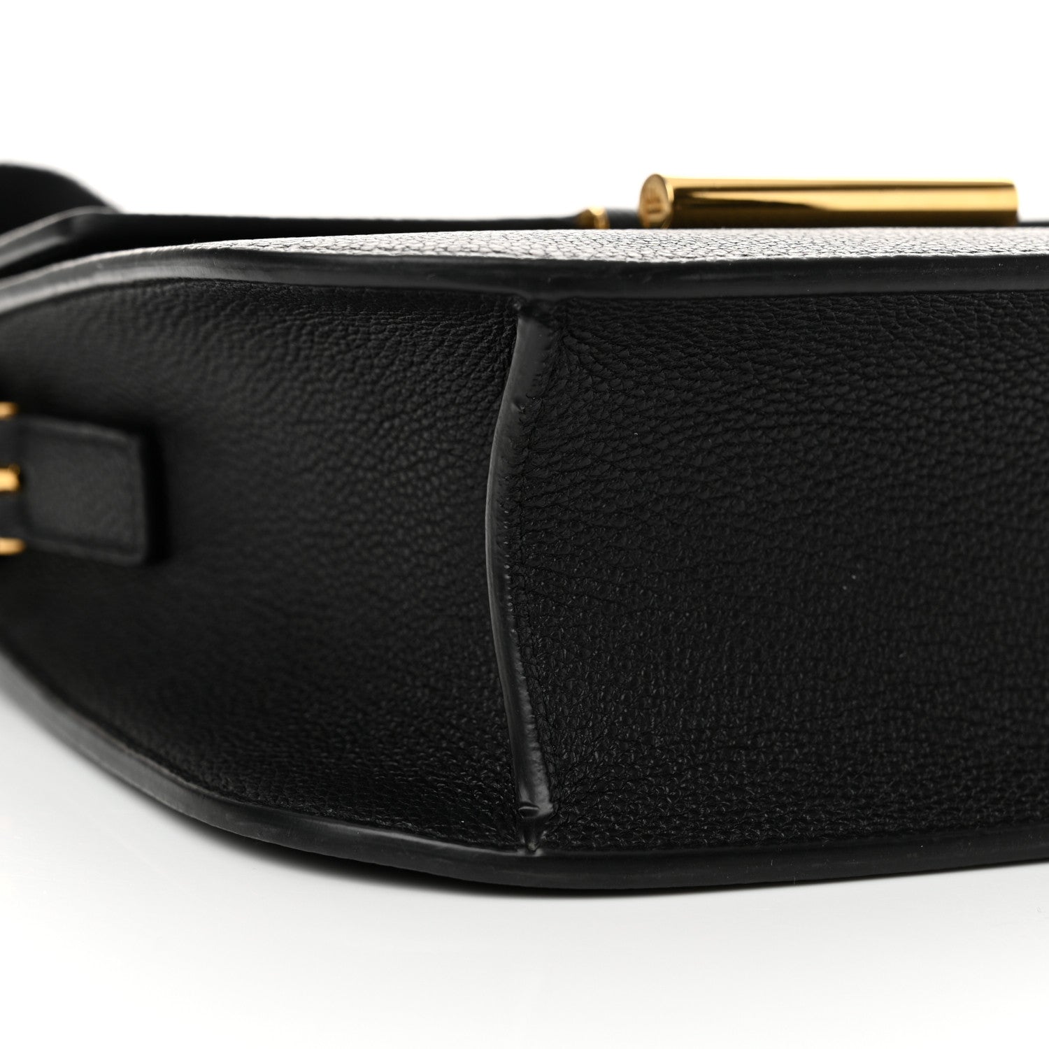 Tom Ford Grained Calfskin Mini T Clasp Tara Crossbody Bag Black 8 of 14