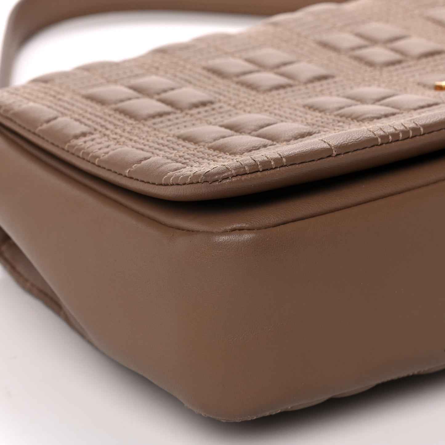 Lambskin Quilted Medium Lola Bag Camel