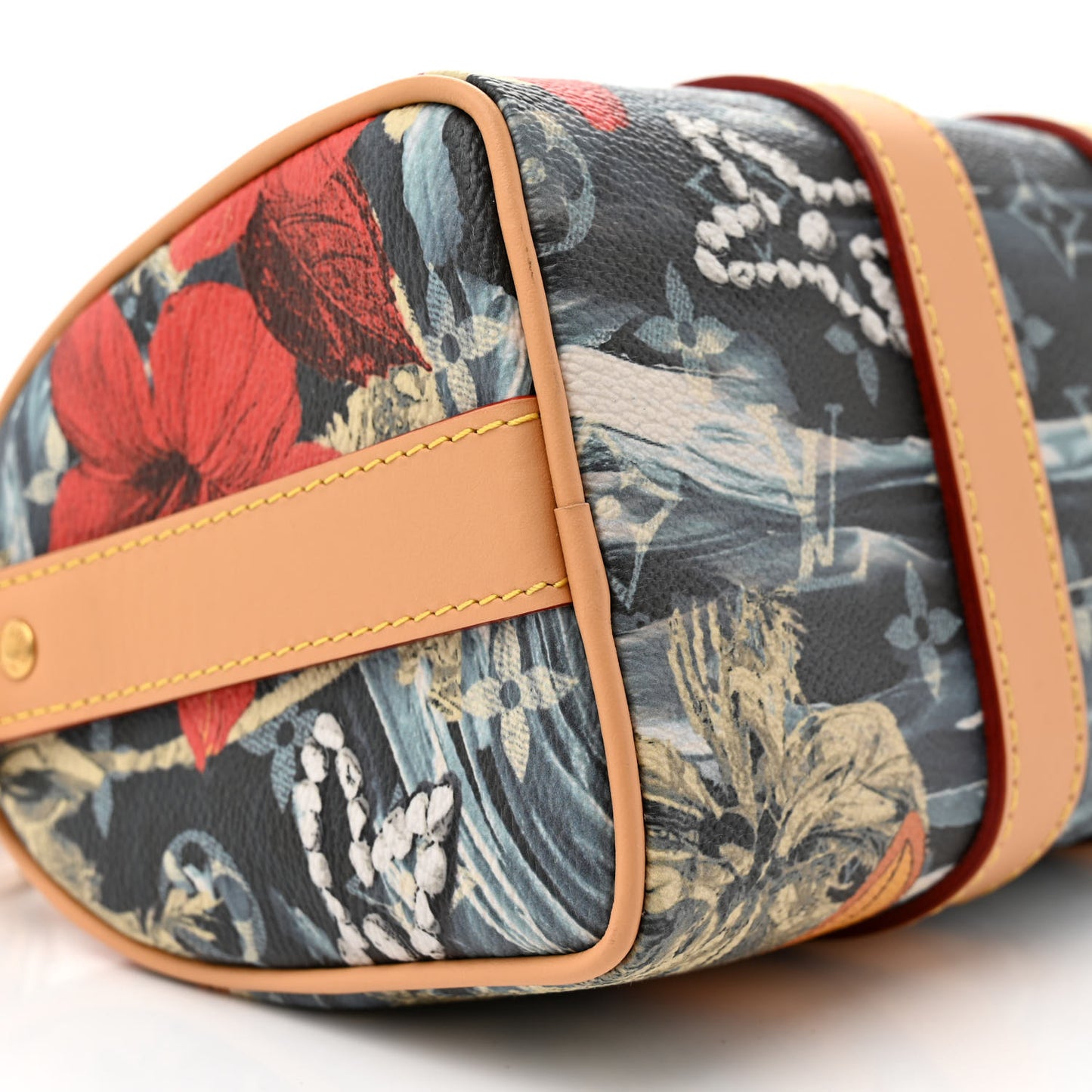 Monogram Surfin Keepall Bandouliere 25 Navy Blue