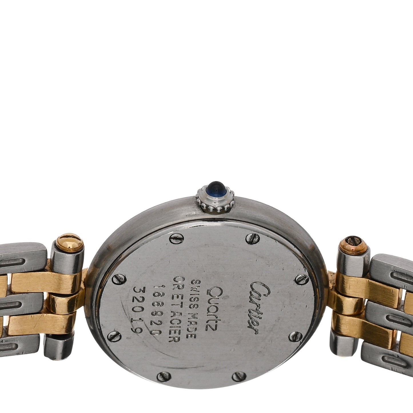 Stainless Steel 18K Yellow Gold 24mm Panthere Vendome Quartz Watch