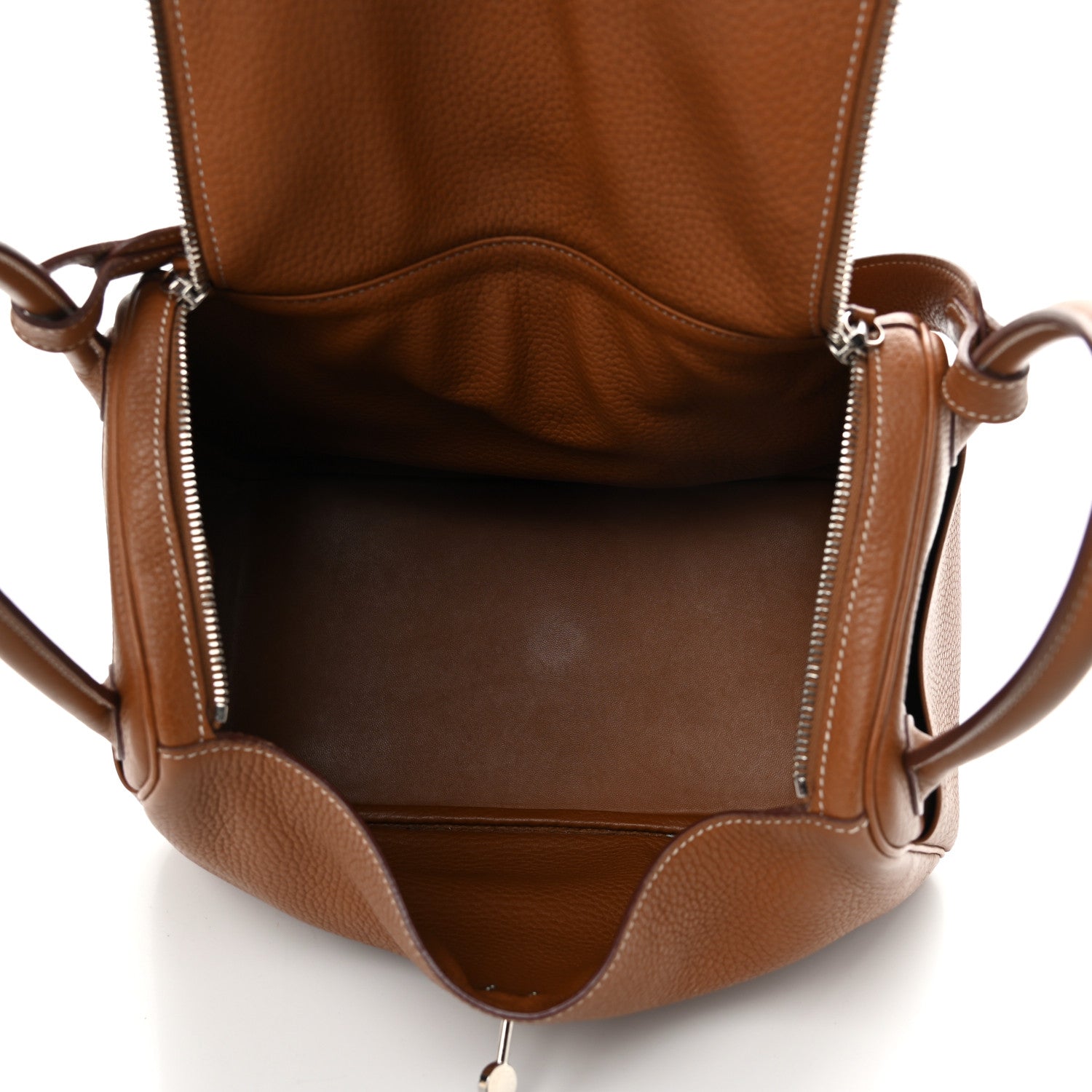 Hermes Taurillon Clemence Lindy 30 Gold 5 of 16