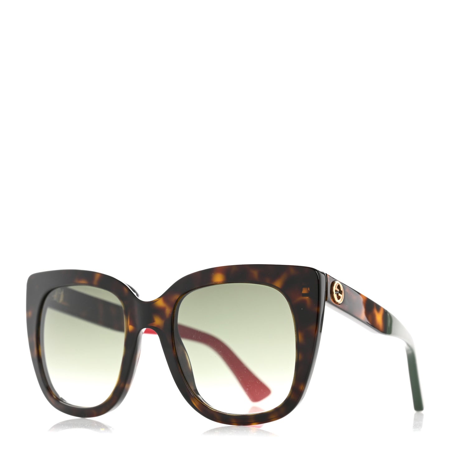 Cat Eye Sunglasses GG0163S Tortoise