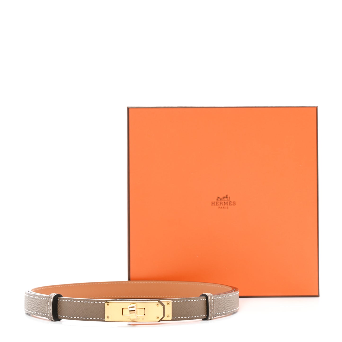 Epsom Kelly Belt Etoupe