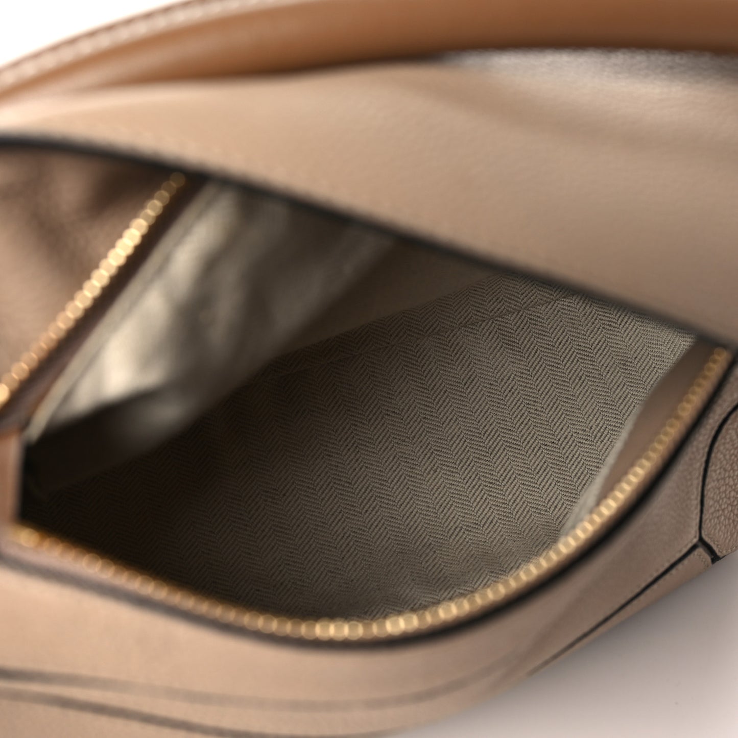 Grained Calfskin Small Puzzle Bag Sand Mink