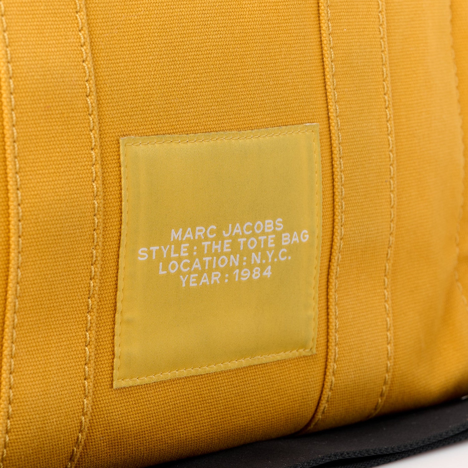 Marc Jacobs Cotton Canvas Medium The Traveler Tote Bag Sunflower 10 of 13
