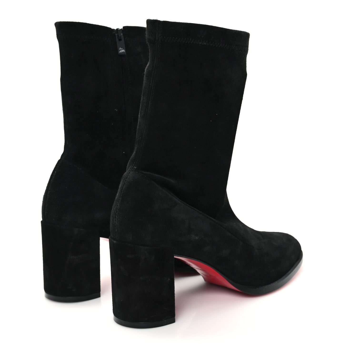 Suede Stretchadoxa Ankle Bootie 35 Black