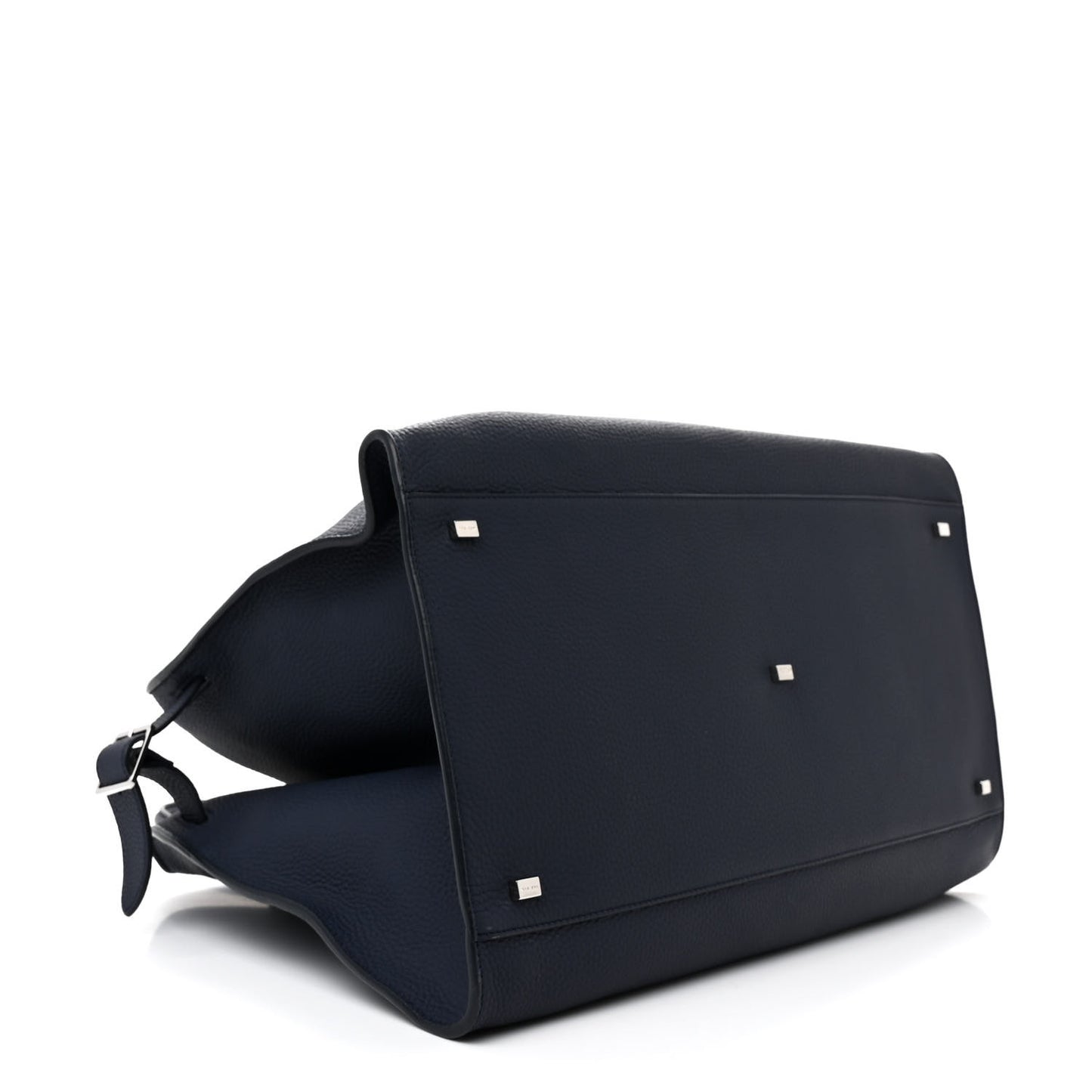 Grained Calfskin Soft Margaux 17 Indigo