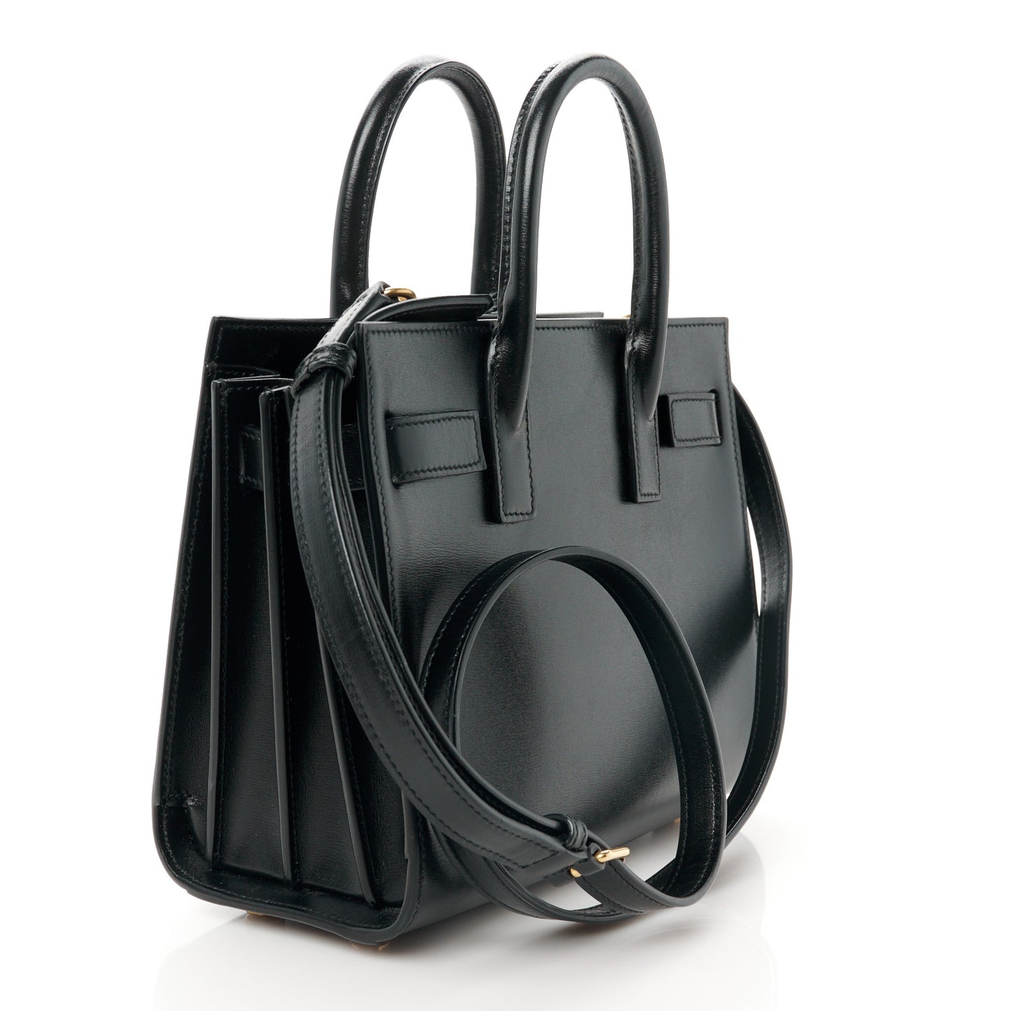 Calfskin Nano Sac De Jour Black