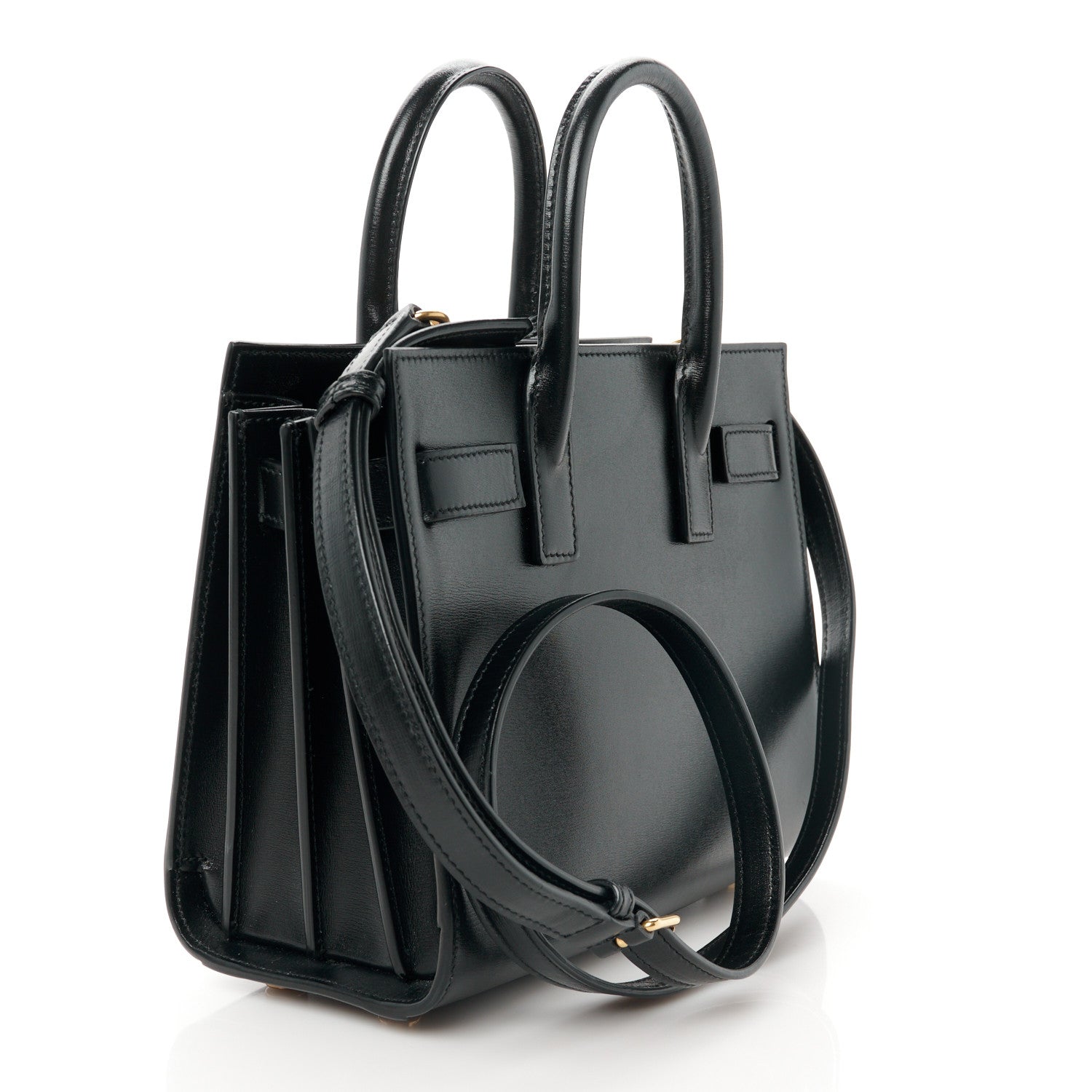 Saint Laurent Calfskin Nano Sac De Jour Black 3 of 12
