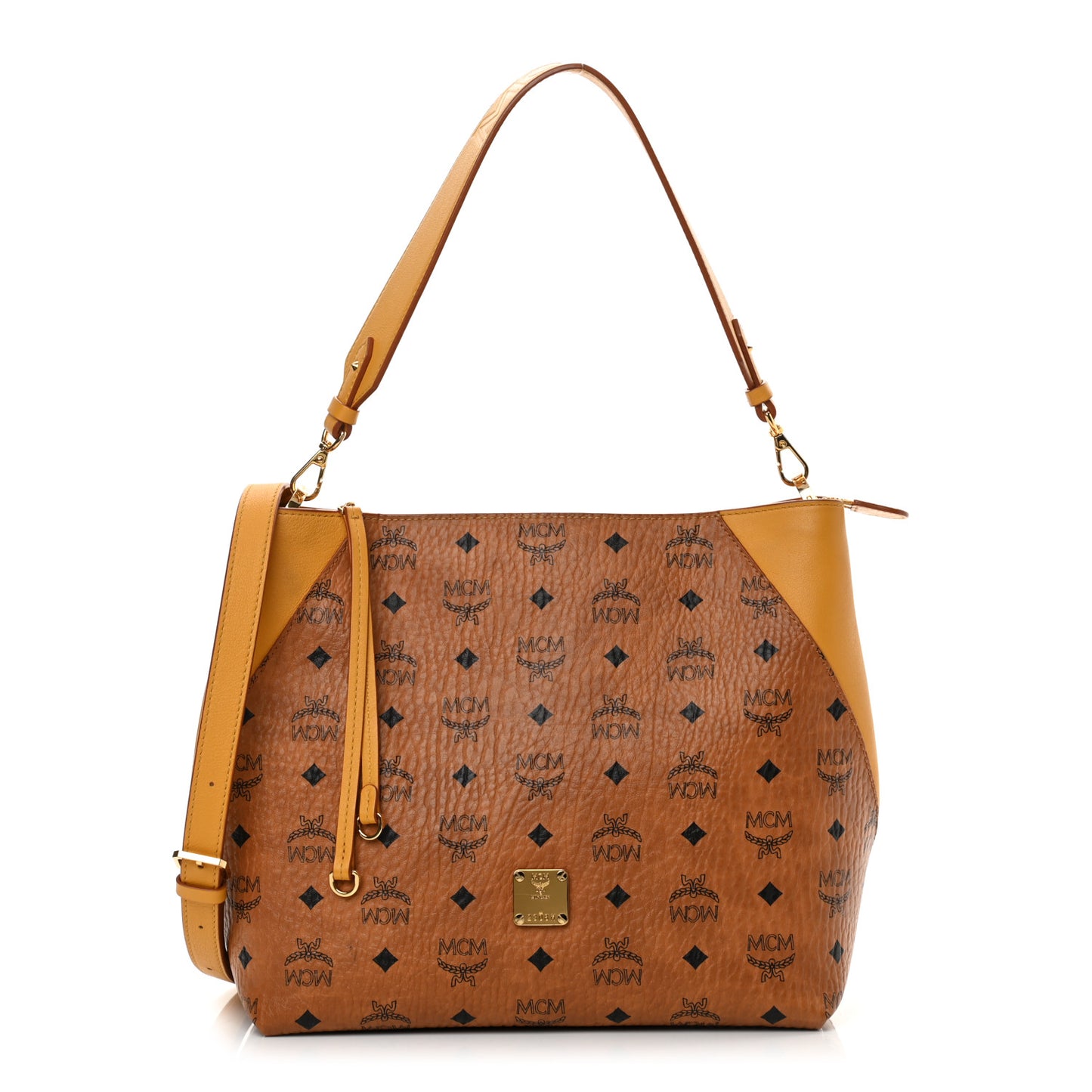 Visetos Medium Klara Hobo Cognac Yellow
