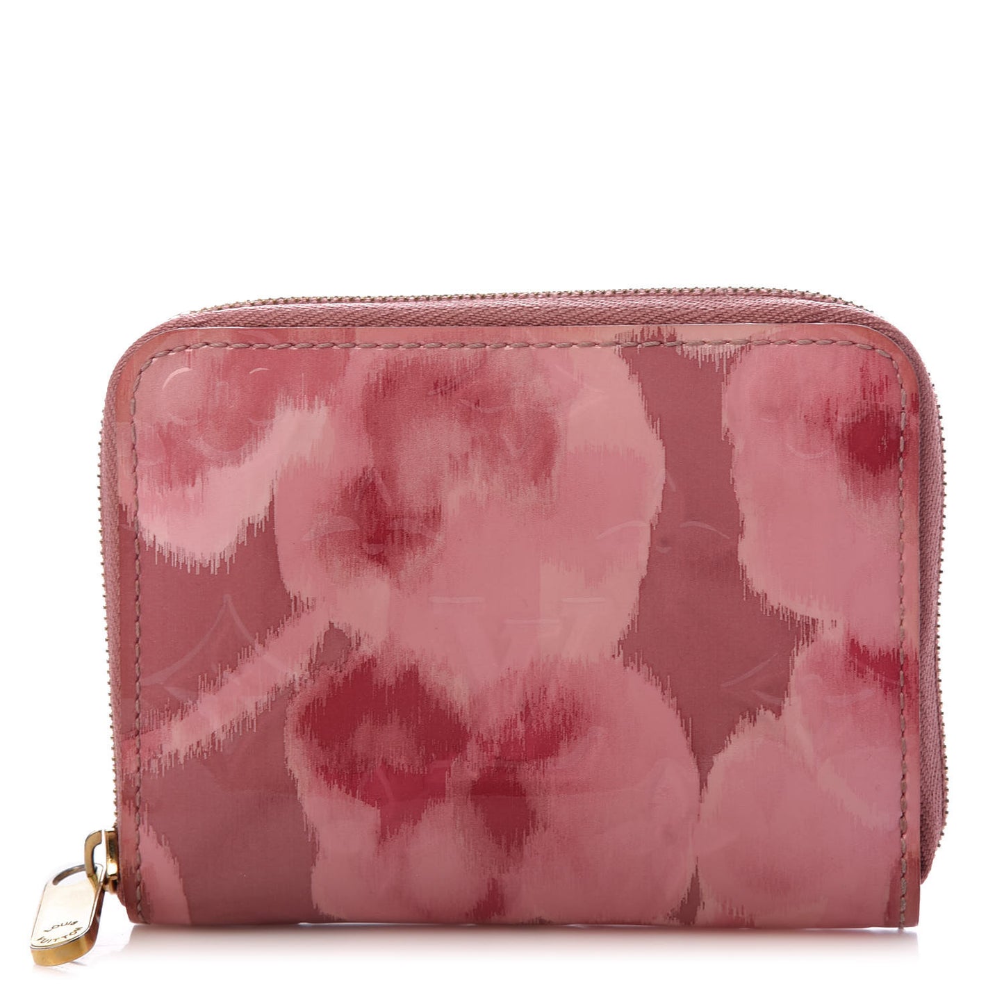 Vernis Ikat Zippy Coin Purse Rose Velours