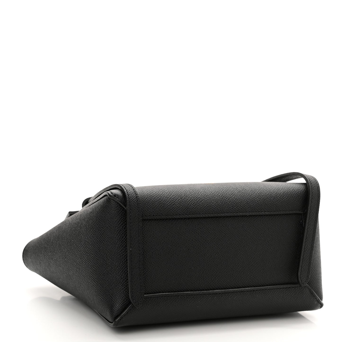 Grained Calfskin Nano Belt Bag Black