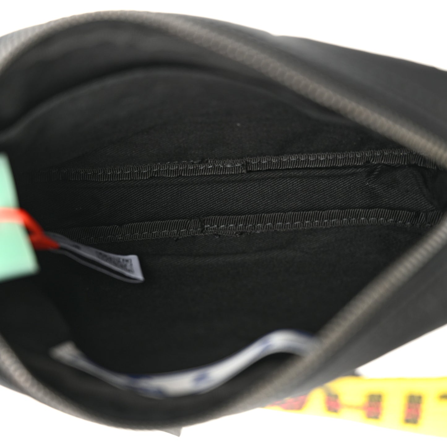 Nylon Logo Print Crossbody Bag Black