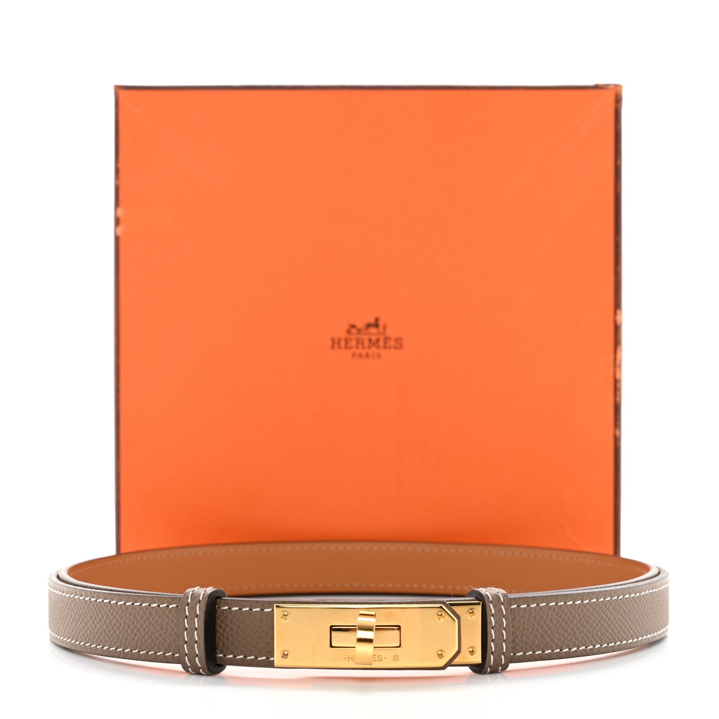 Epsom Kelly Belt Etoupe