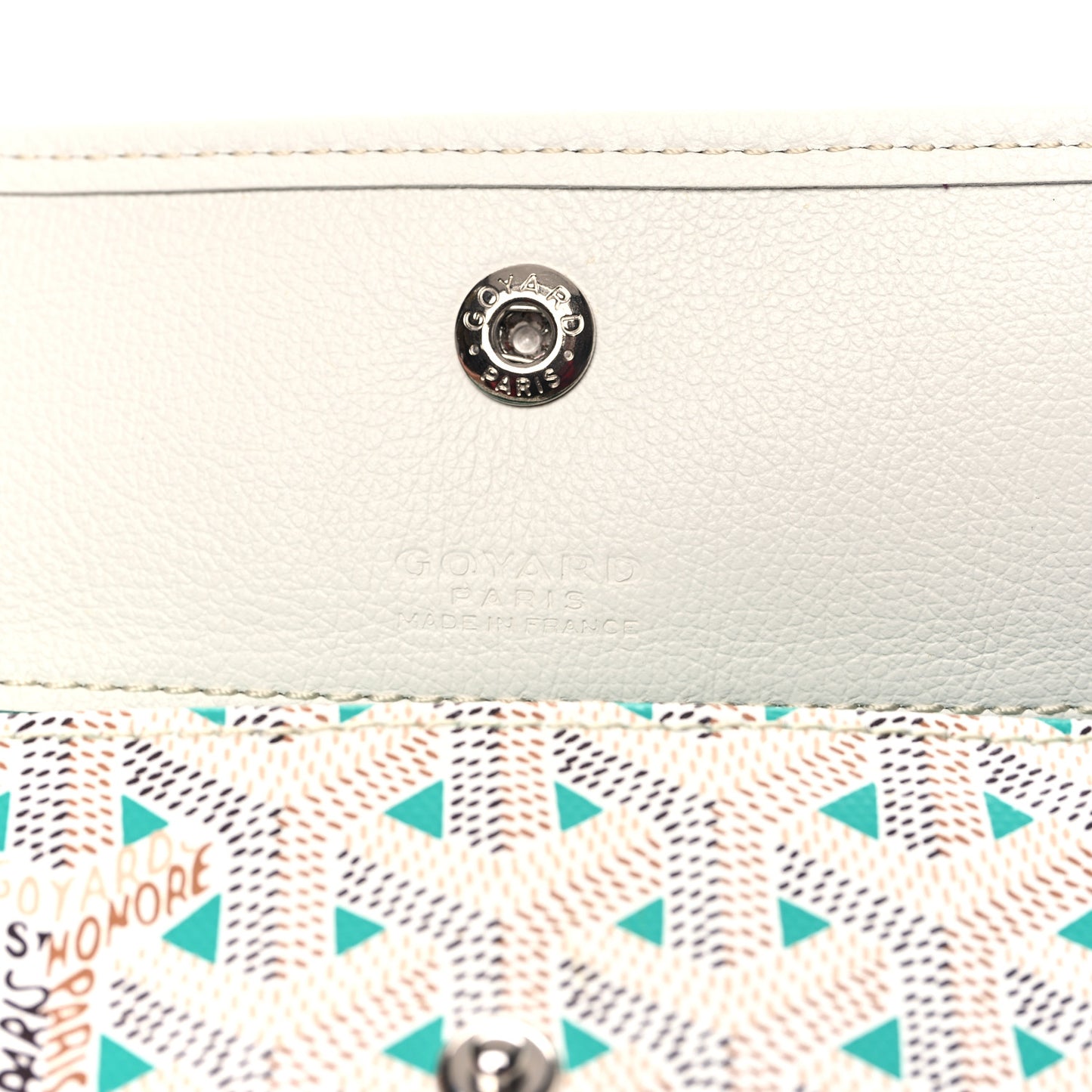 Goyardine Saint Louis Claire Voie GM White Opaline