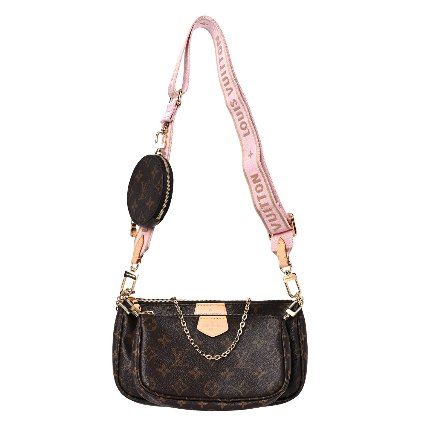 Monogram Multi Pochette Accessories Rose Clair