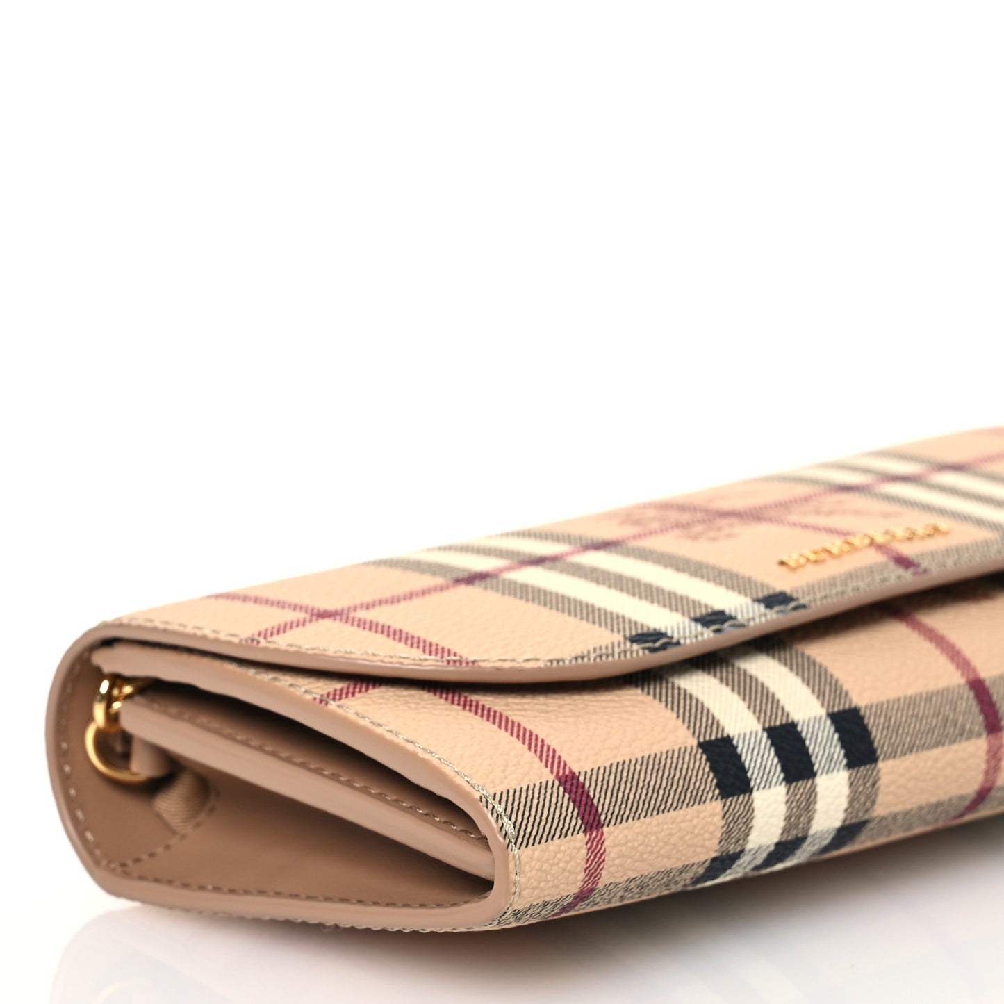 Haymarket Check Henley Wallet On Chain Mid Camel