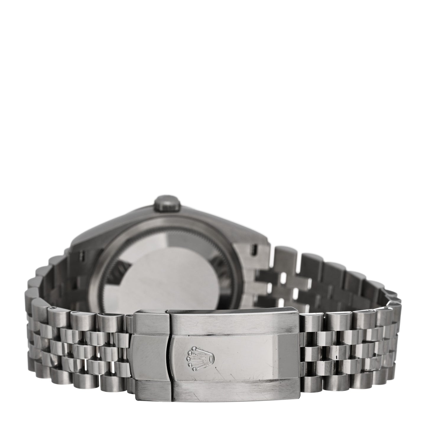 Stainless Steel 18K White Gold 36mm Oyster Perpetual Datejust Watch Bright Blue 126234