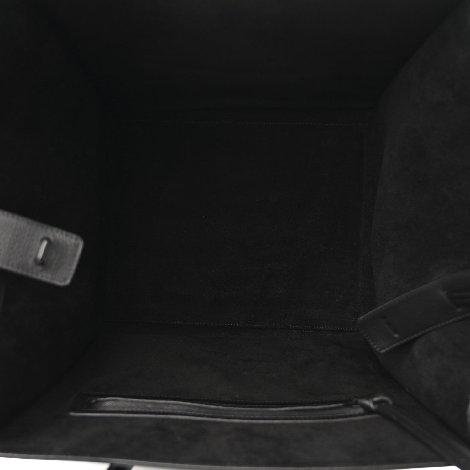 Celine Grained Calfskin Medium Phantom Luggage Black 5 of 10