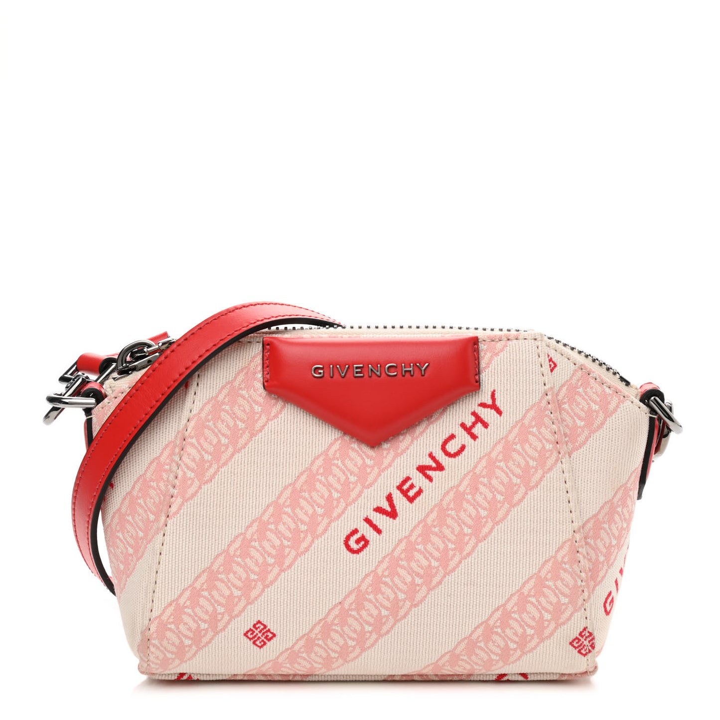 Canvas Printed Nano Antigona Rot