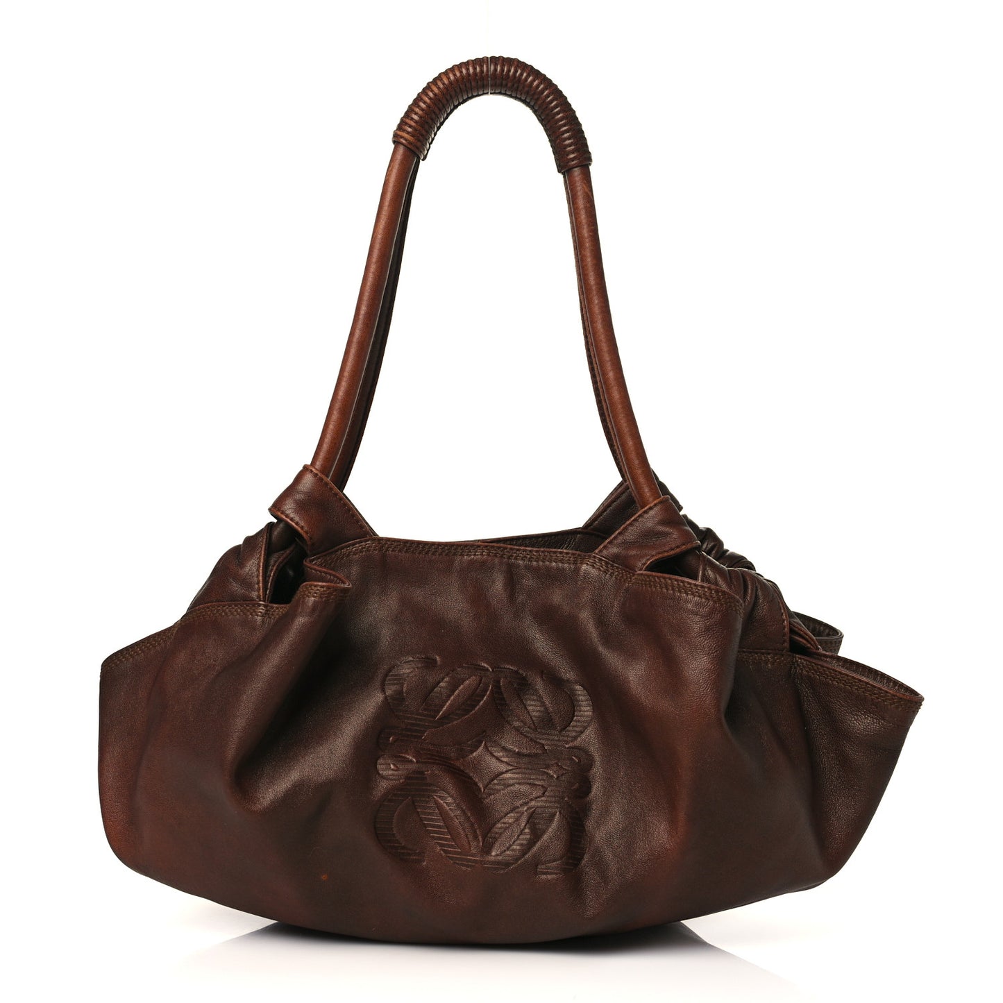 Nappa Aire Shoulder Bag Brown
