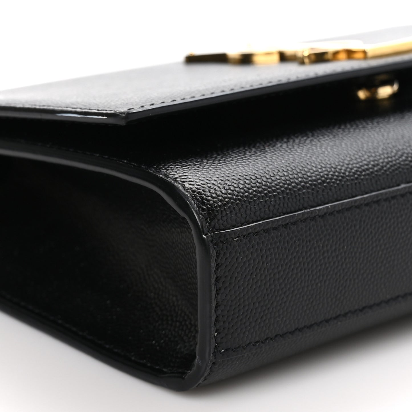 Grain De Poudre Medium Classic Monogram Kate Satchel Black