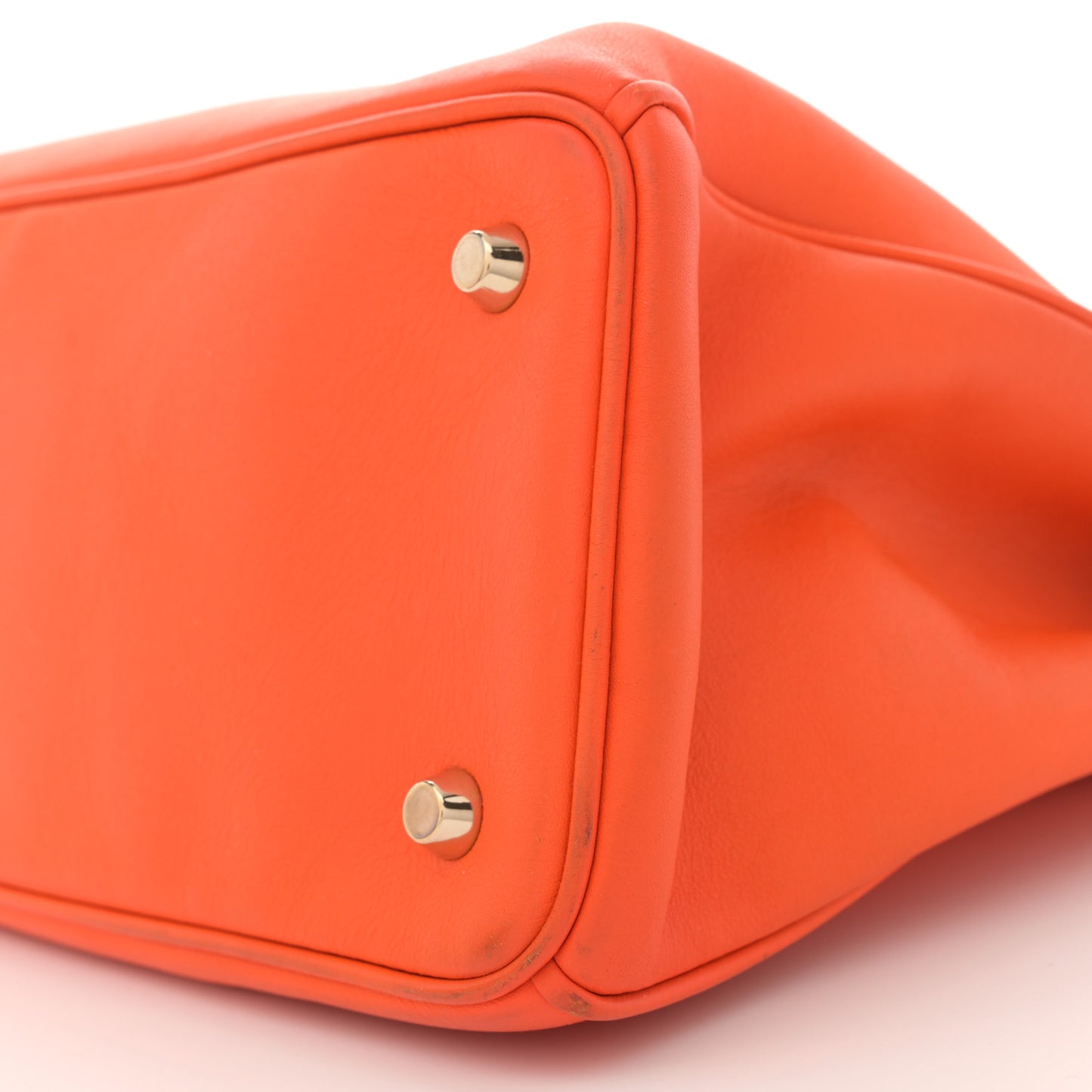 Smooth Calfskin Large Diorissimo Tote Orange