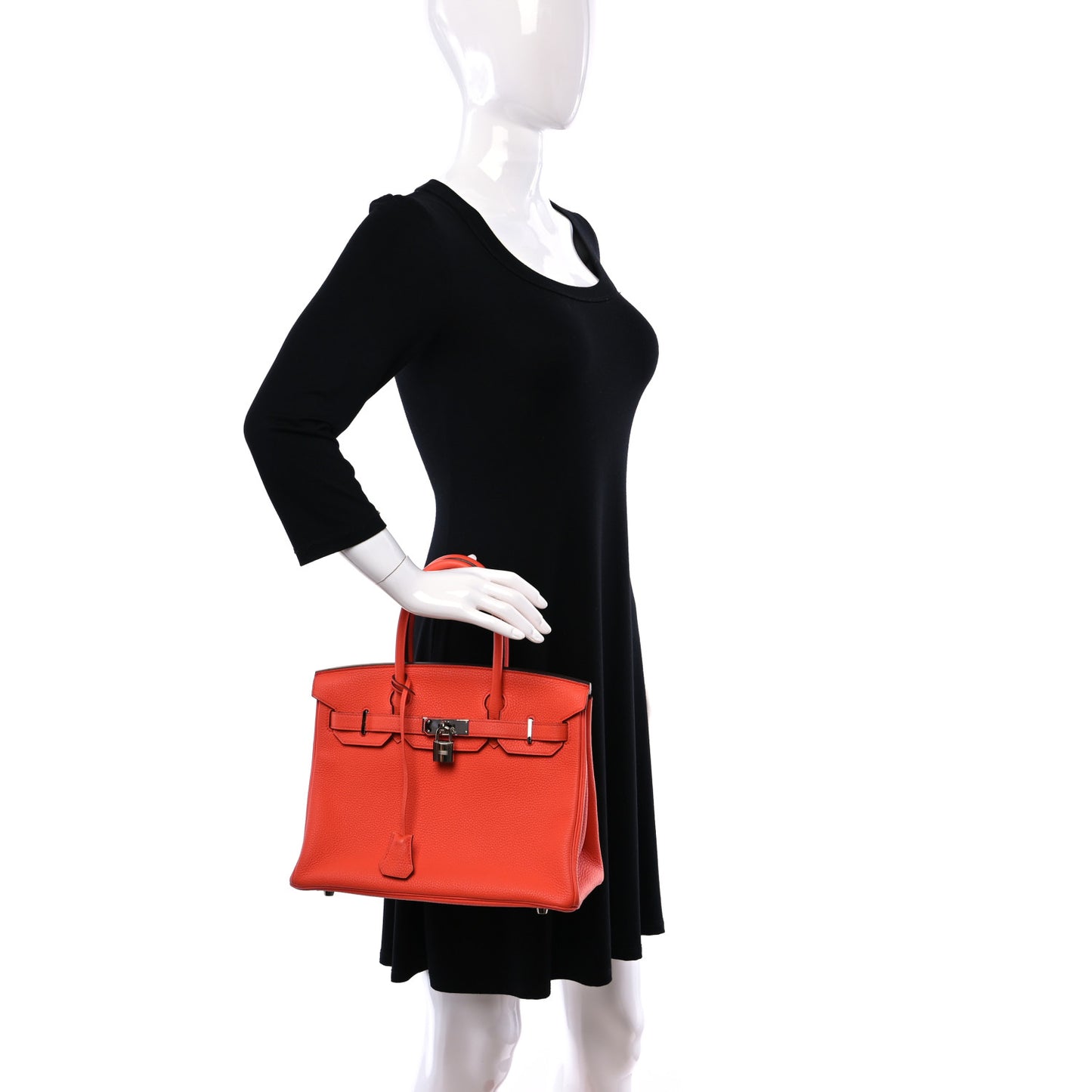 Togo Birkin 30 Orange Poppy