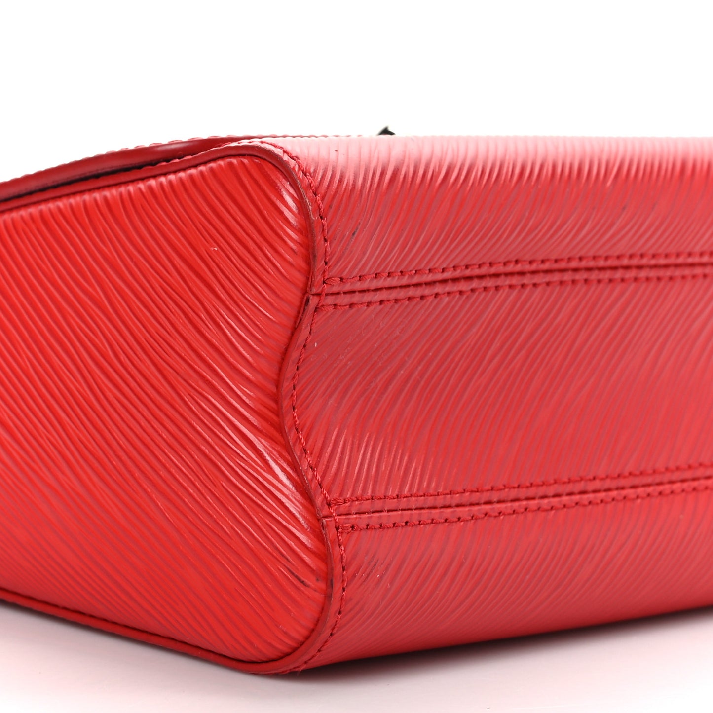 Epi Twist Shoulder Bag MM Coquelicot