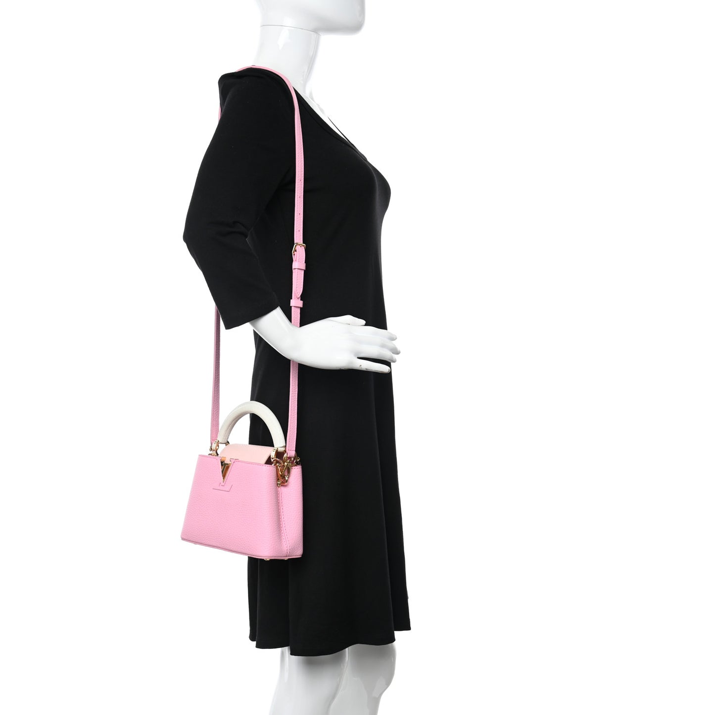 Taurillon Flower Chain Capucines Mini Candy Pink