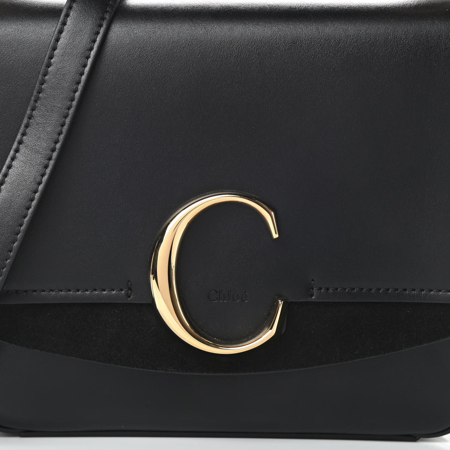 Calfskin Small C Double Carry Black
