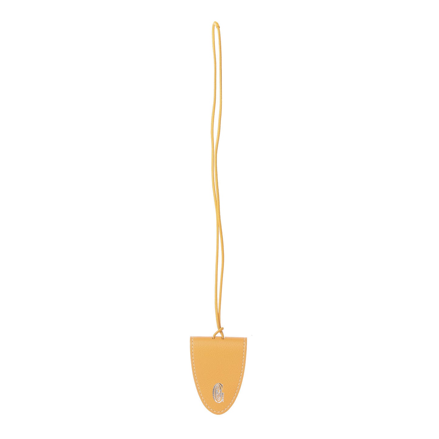 Calfskin Bag Clip Yellow