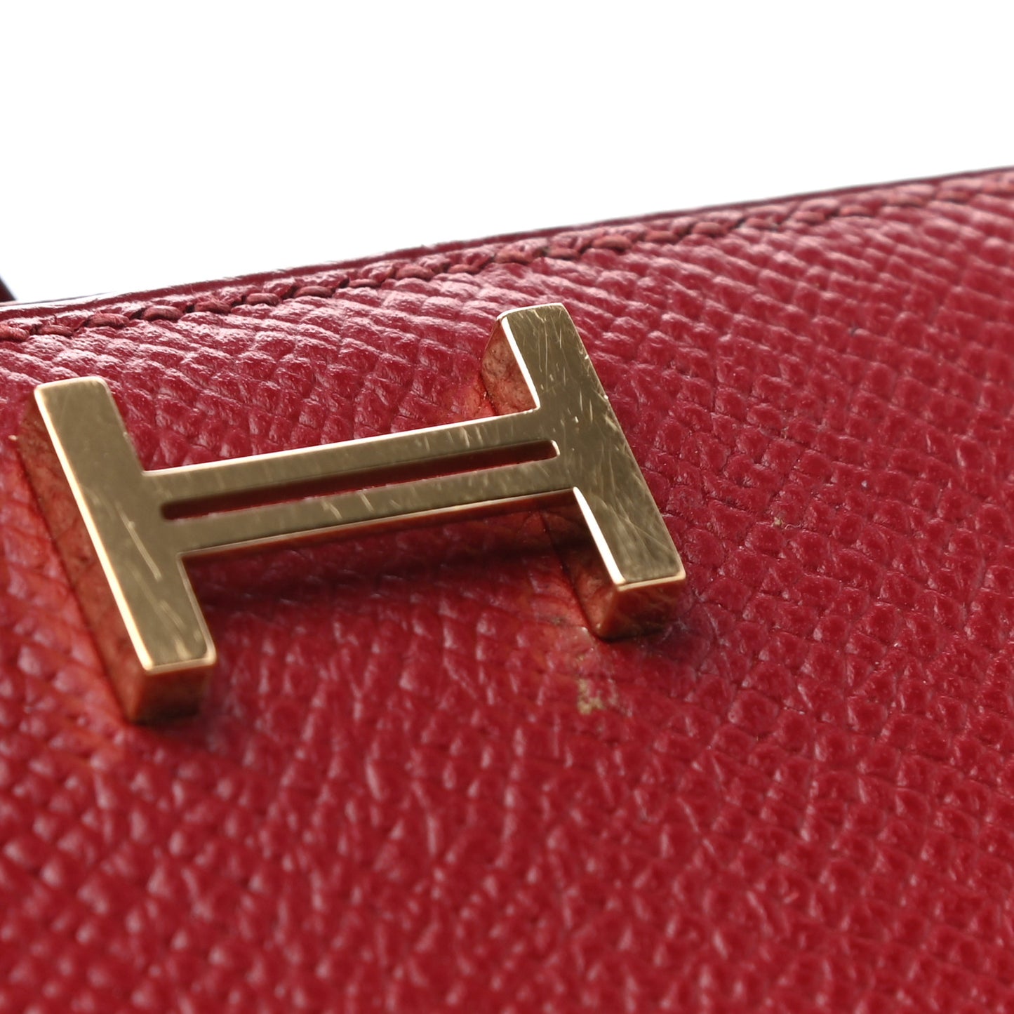 Epsom Bearn Compact Wallet Rouge Grenat