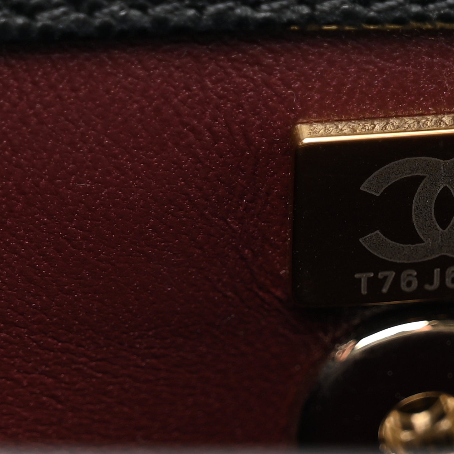 Caviar Quilted Mini Coco Handle Flap Black