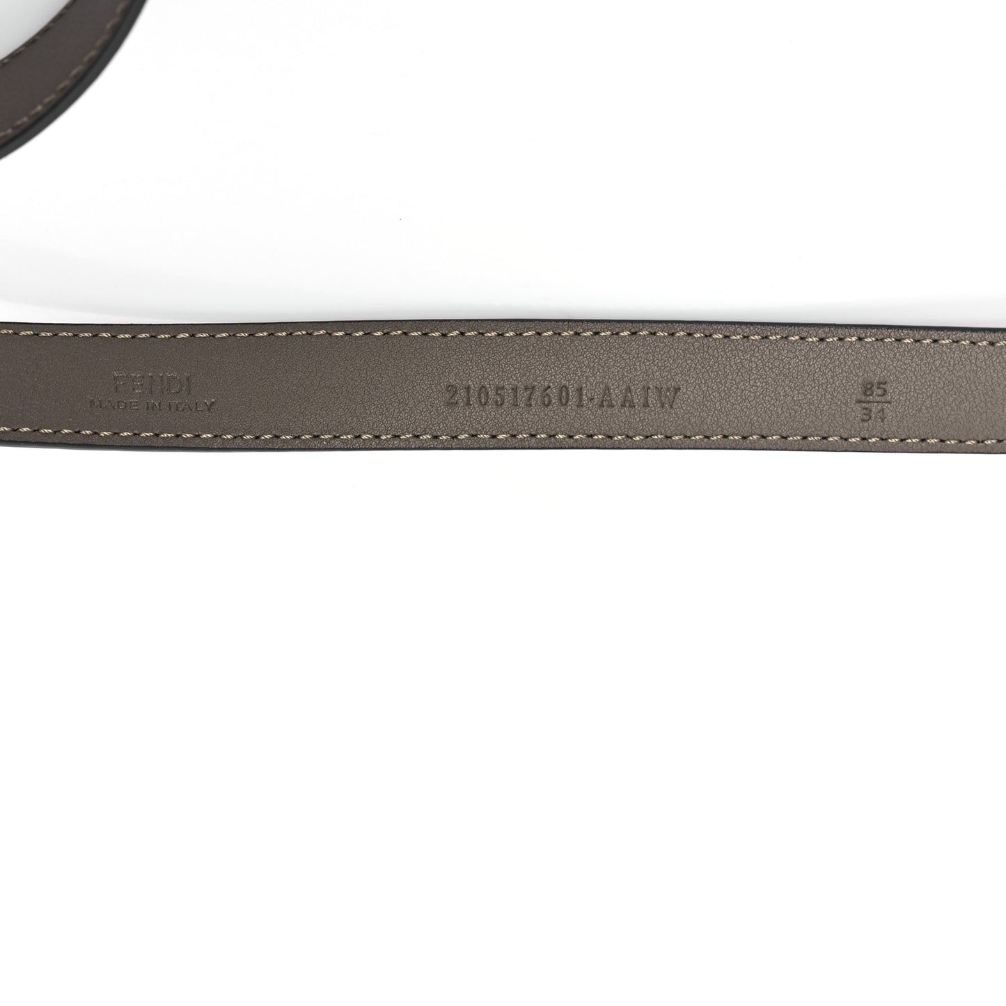 Vitello King FF 2CM Belt 85 34 Grey