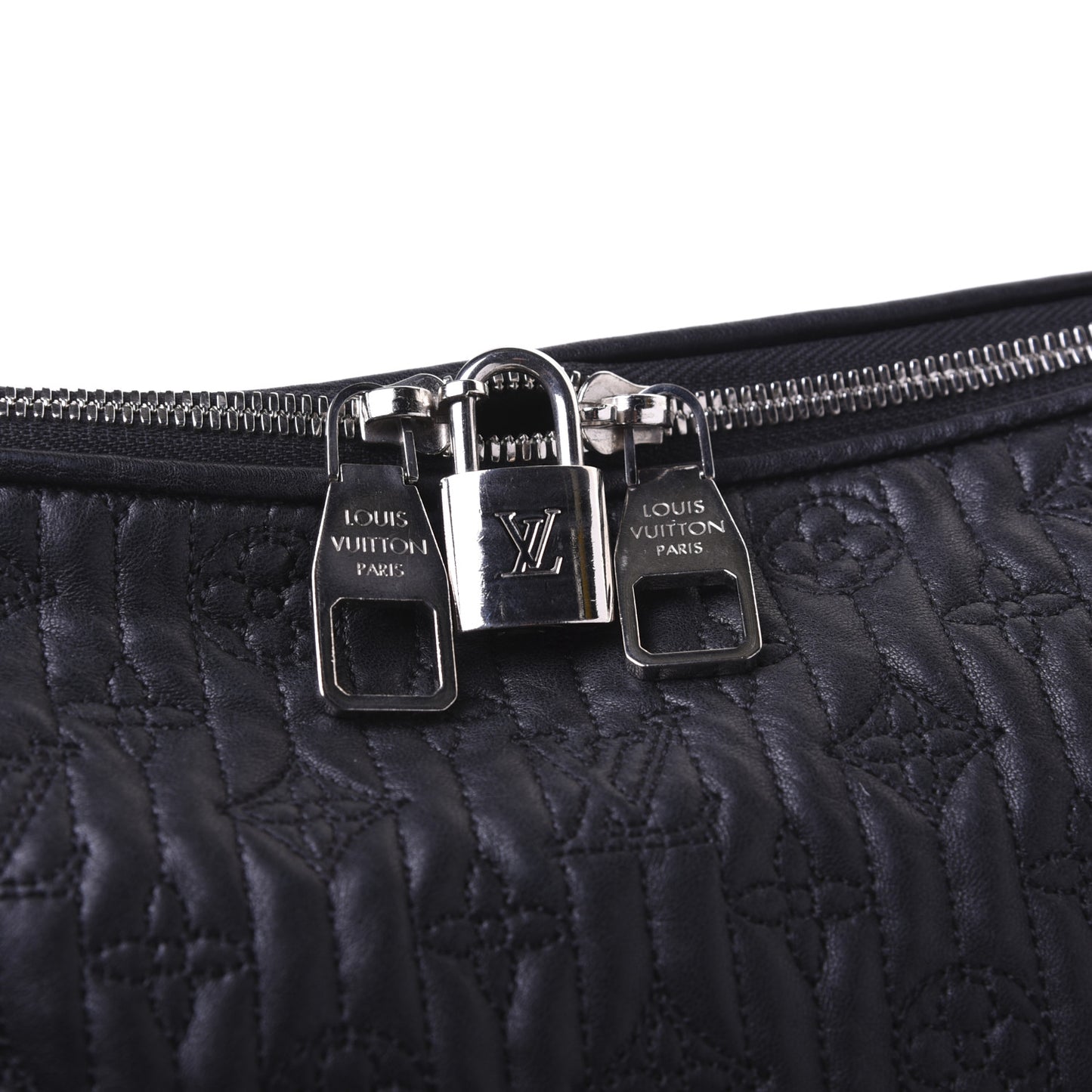 Monogram Lambskin Antheia Ixia MM Black