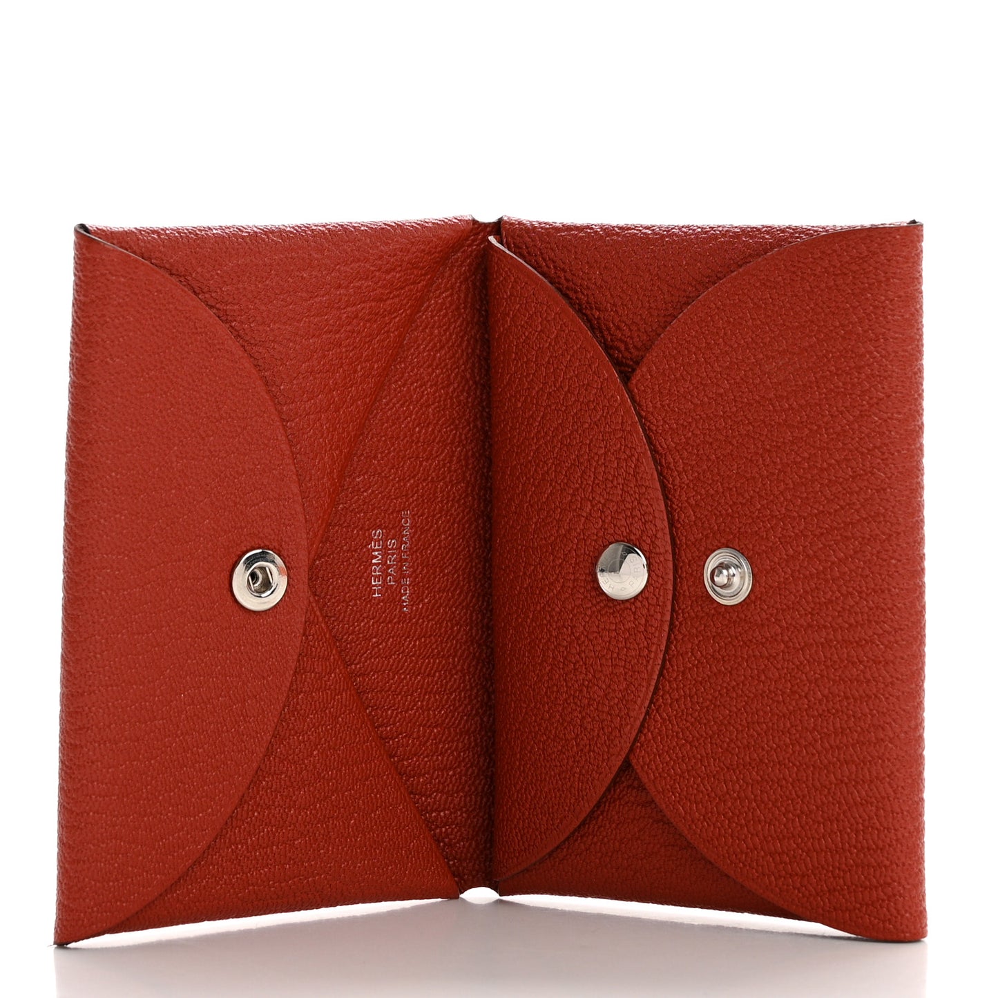 Chevre Mysore Calvi Duo Card Case Cuivre