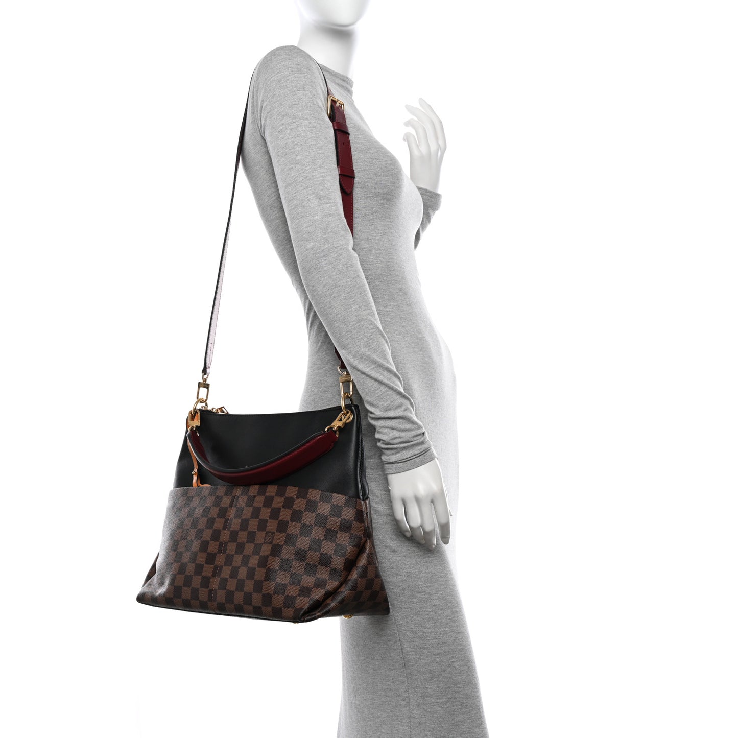 Damier Ebene Calfskin Maida Black