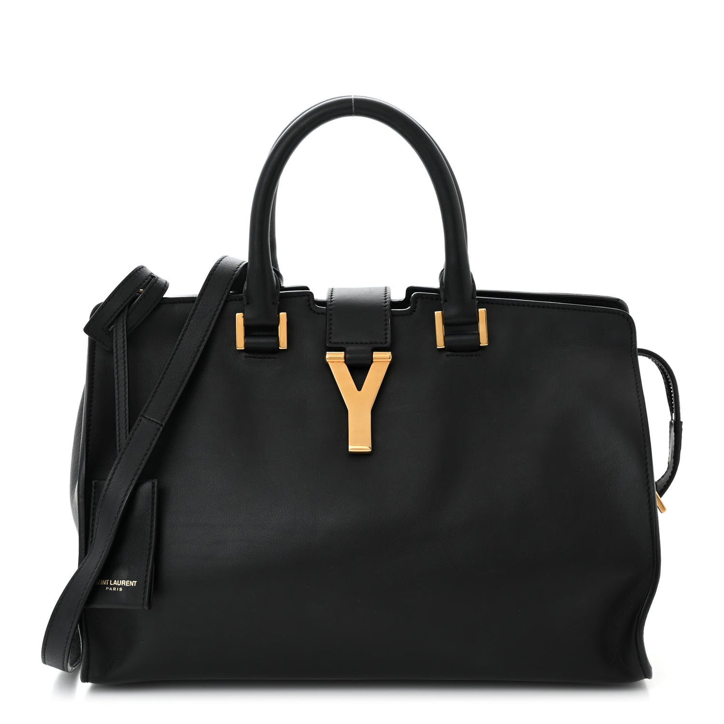 Calfskin Small Classic Y Cabas Black