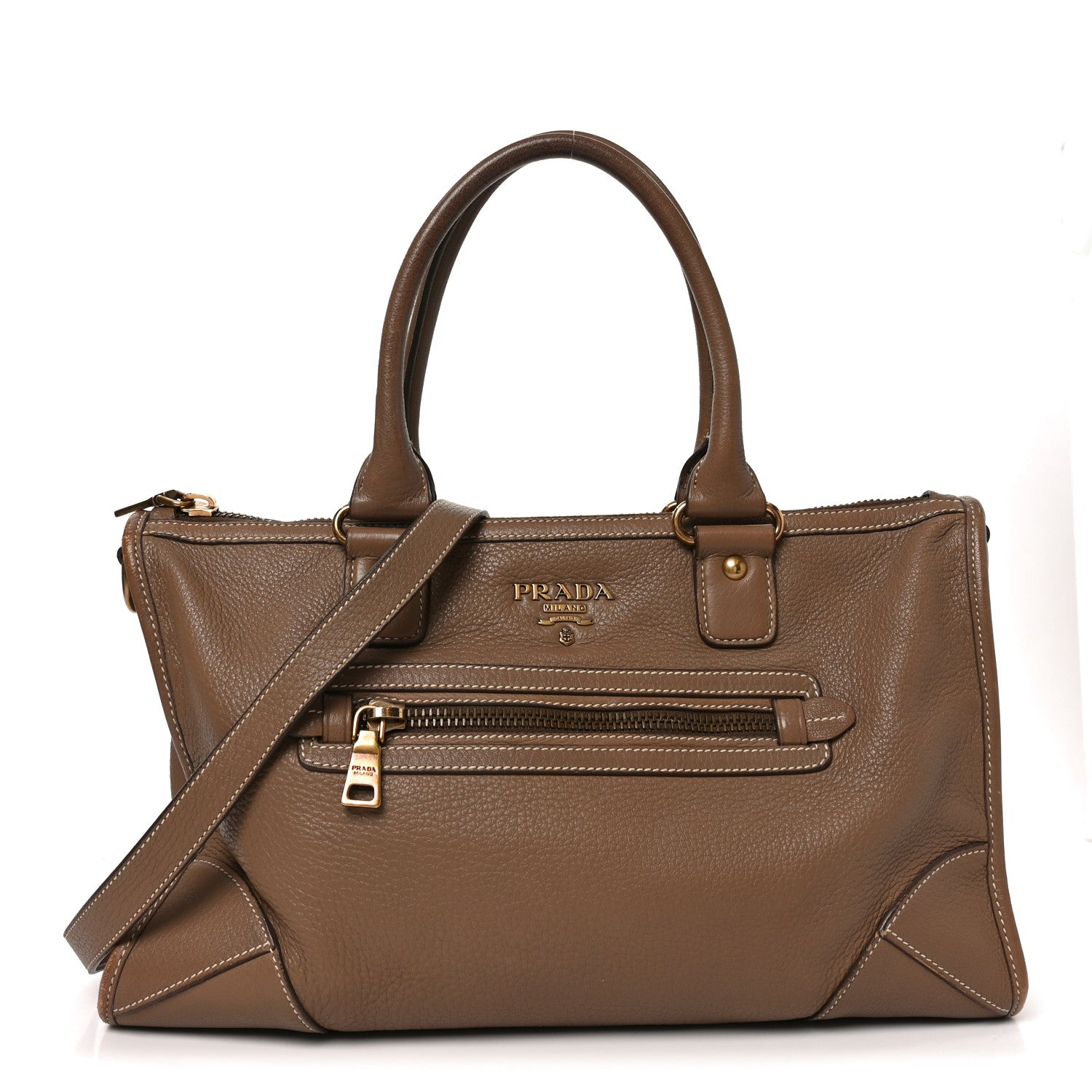 sdvp-031、sdvp-034 Prada Cervo Deerskin Shopping Satchel Visone 1858704 – FASHIONPHILE