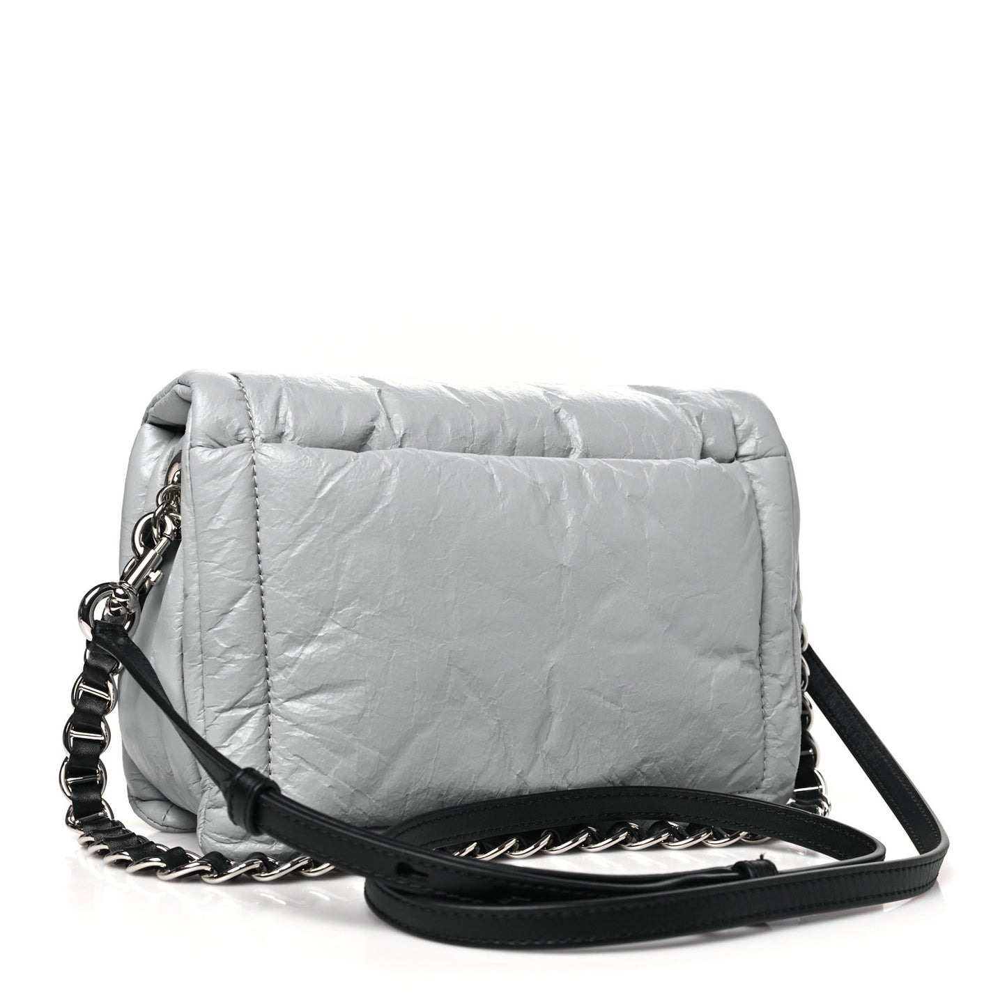 Lambskin The Pillow Bag Light Grey