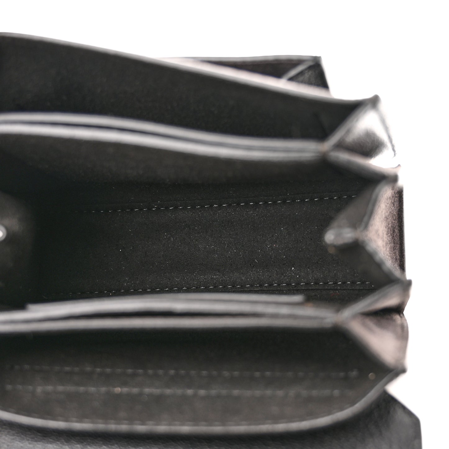Goatskin Suede Mini GV3 Shoulder Bag Black