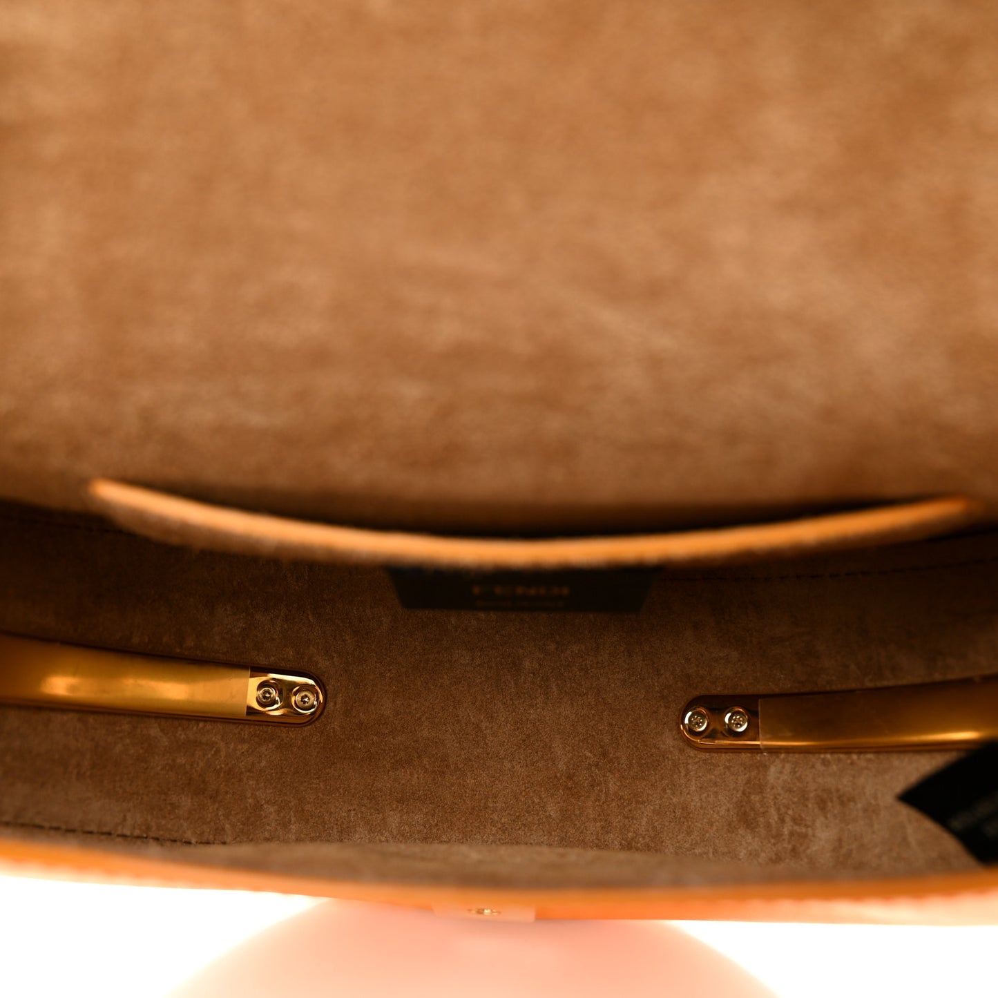 Vitello King Plexiglass Moonlight Shoulder Bag Clementine