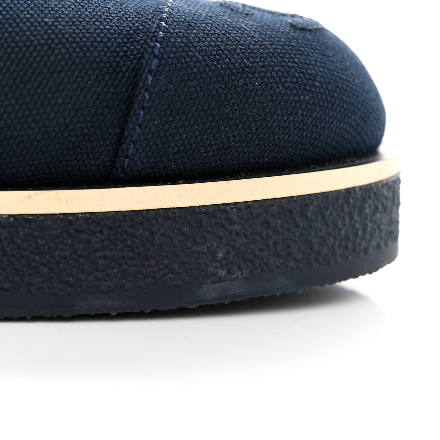 Fabric Lace Up Combat Boots 38 Navy Blue