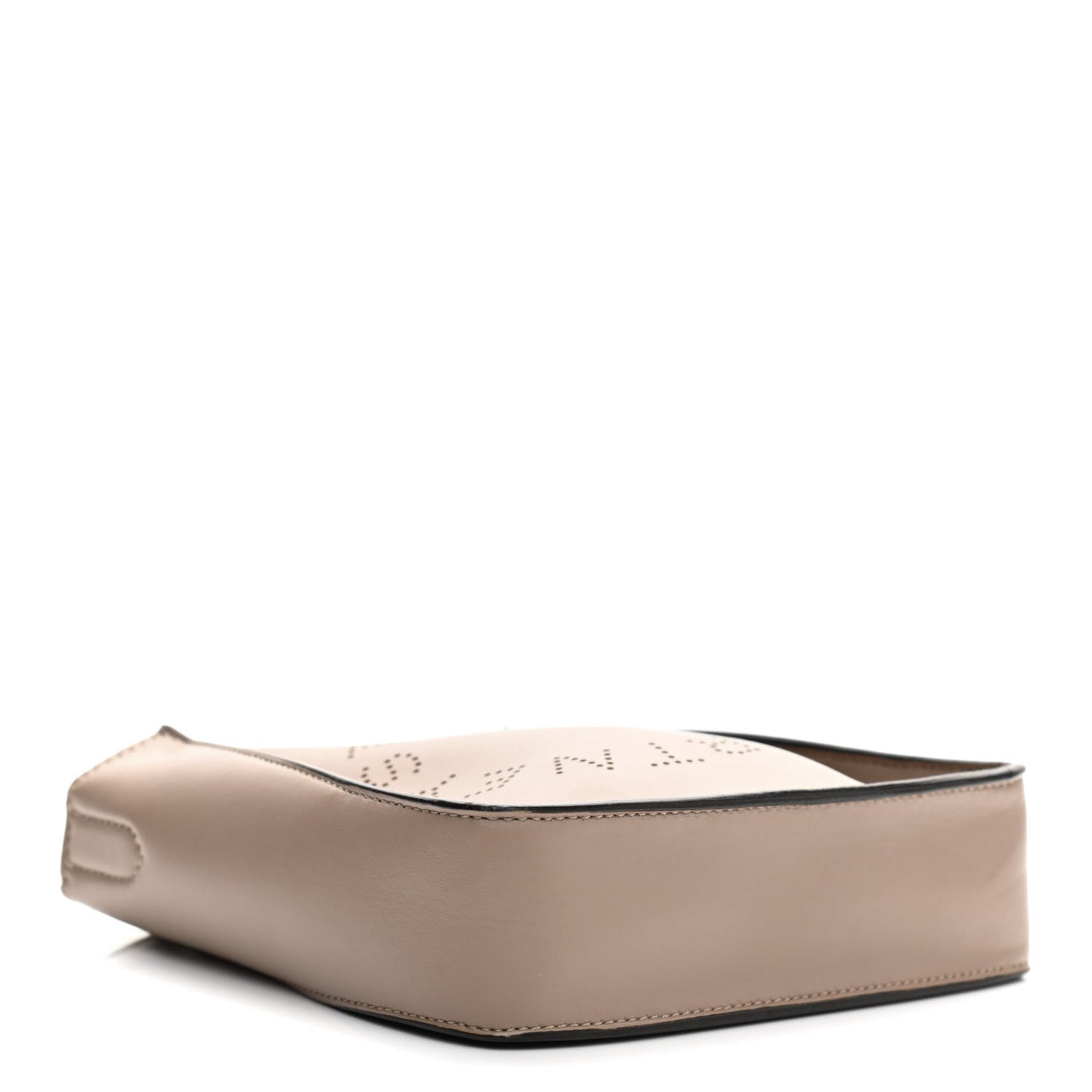 Eco Alter Nappa Perforated Logo Tiny Crossbody Dark Taupe