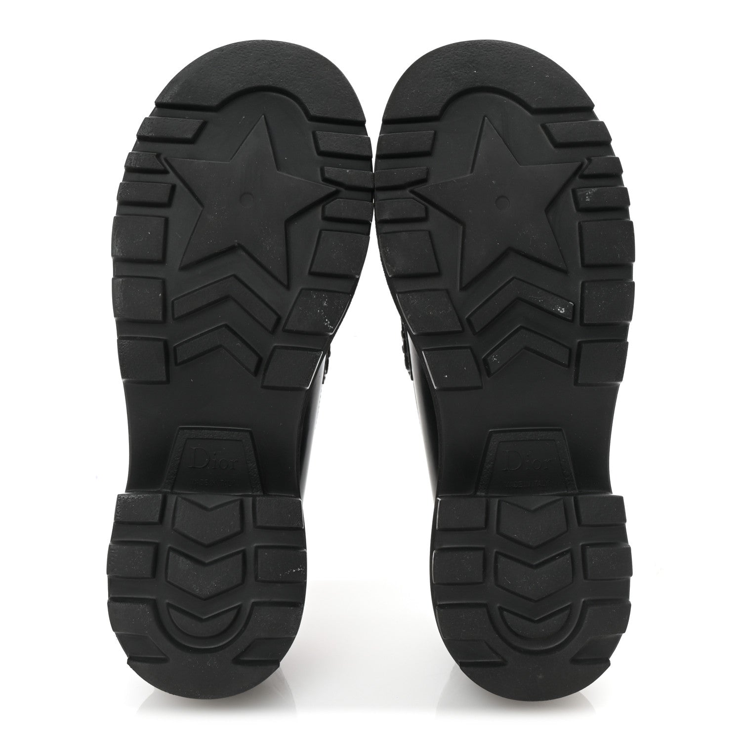 Christian Dior Brushed Calfskin Dior Code Lug Sole Platform 35mm Loafers 38.5 Black 6 of 9