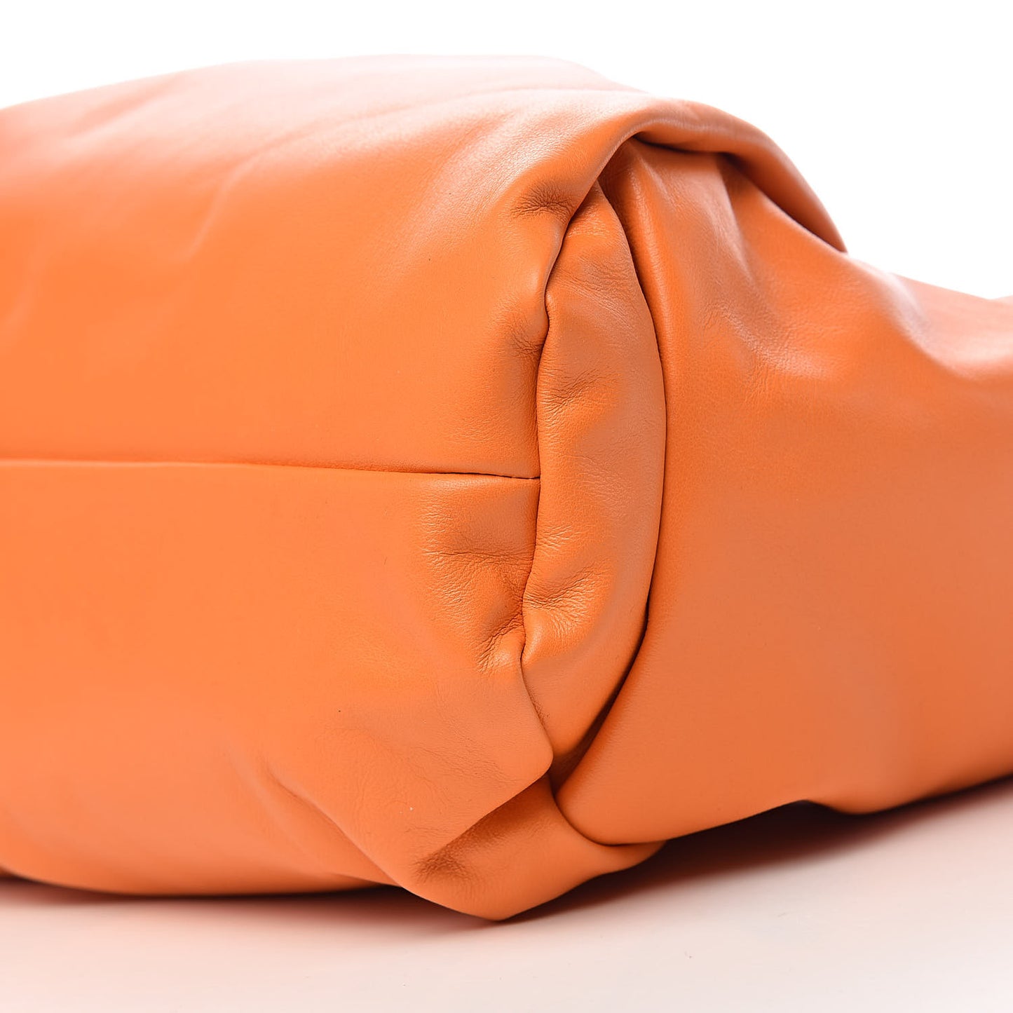 Smooth Butter Calfskin Small The Shoulder Pouch Light Orange