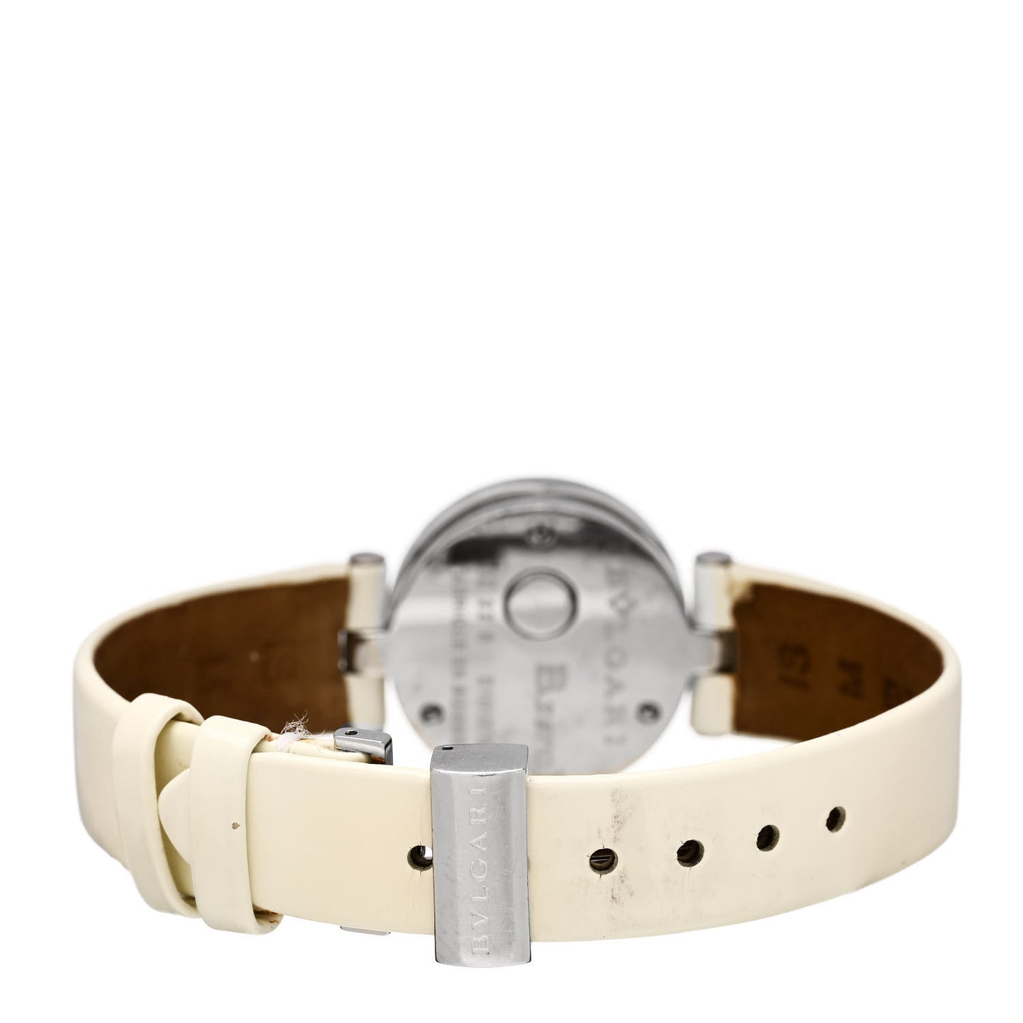 Stainless Steel Calfskin Diamond Bezel 22mm B.Zero1 Quartz Watch