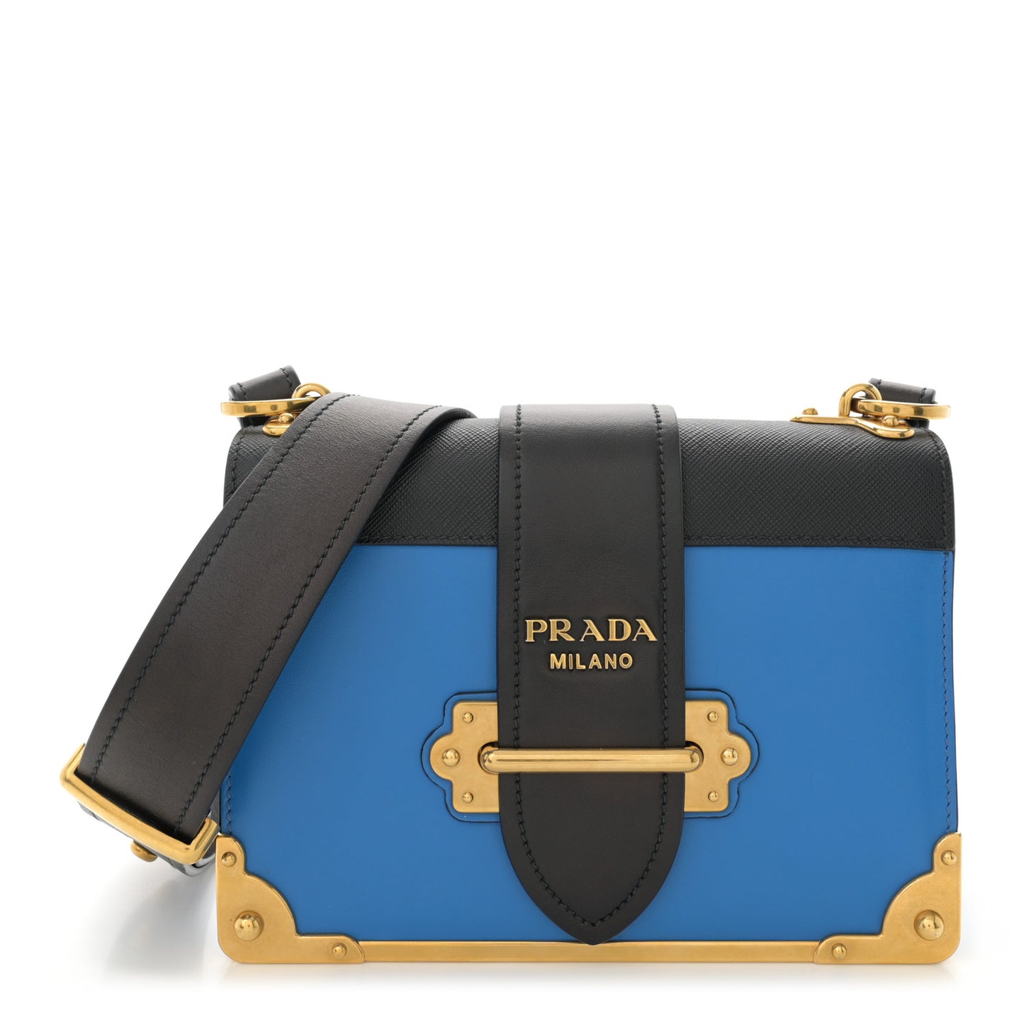 City Calf Saffiano Cahier Bag Marea Black