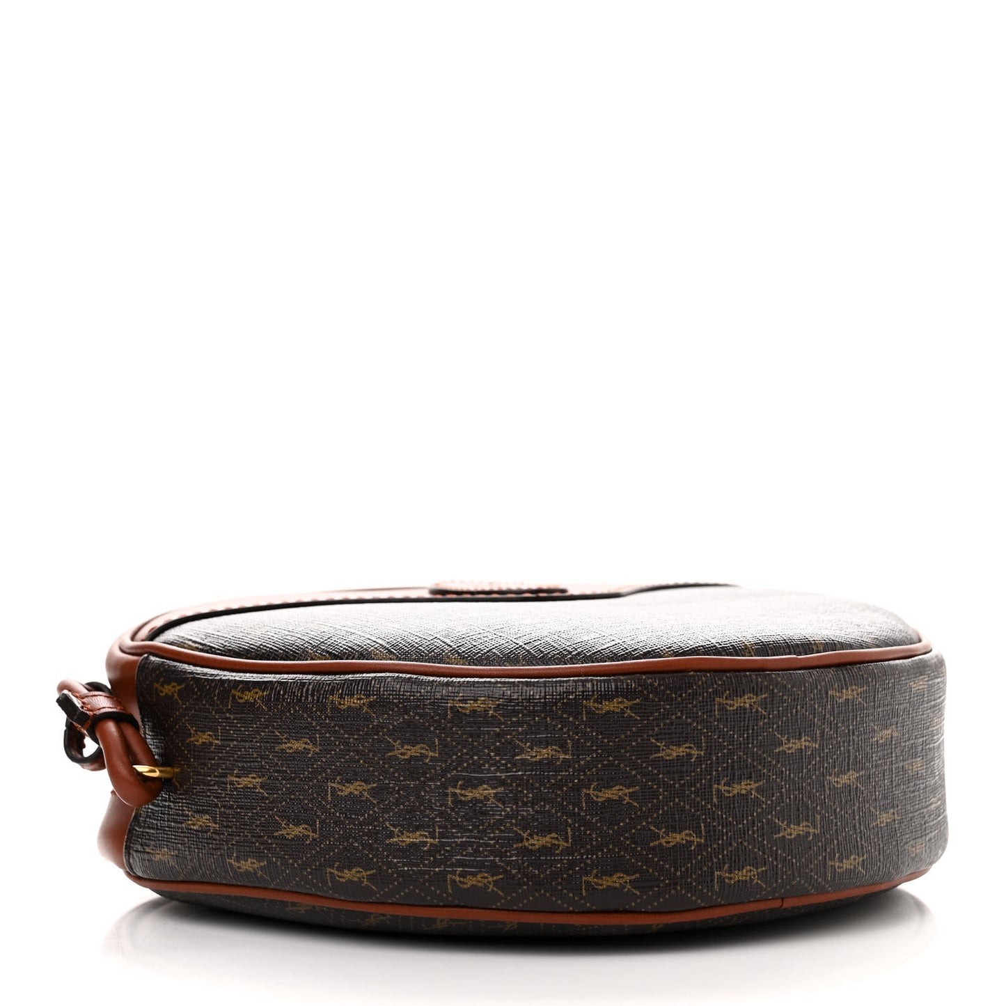 Canvas Smooth Calfskin Le Monogramme Coeur Crossbody Chestnut